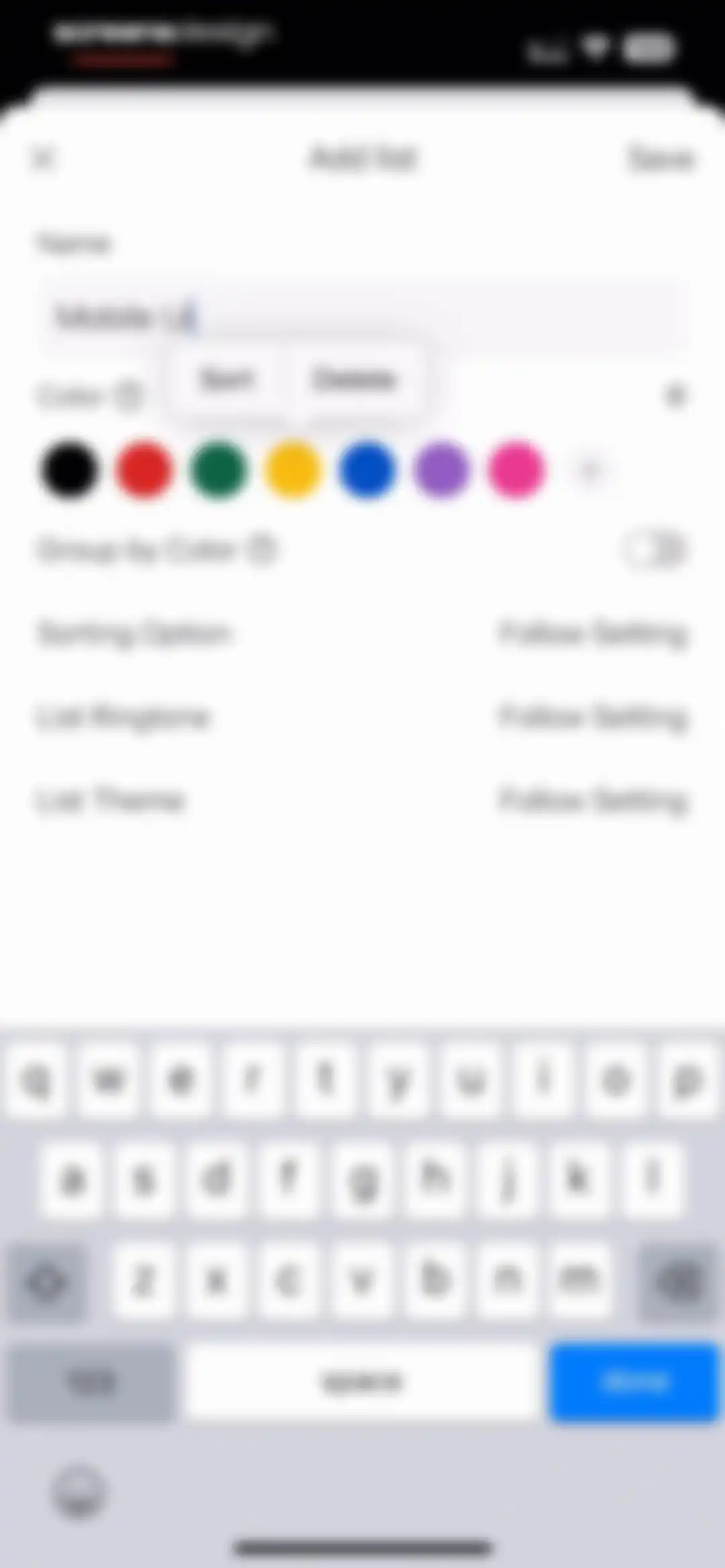 To Do List MinimaList & Widget screen 16