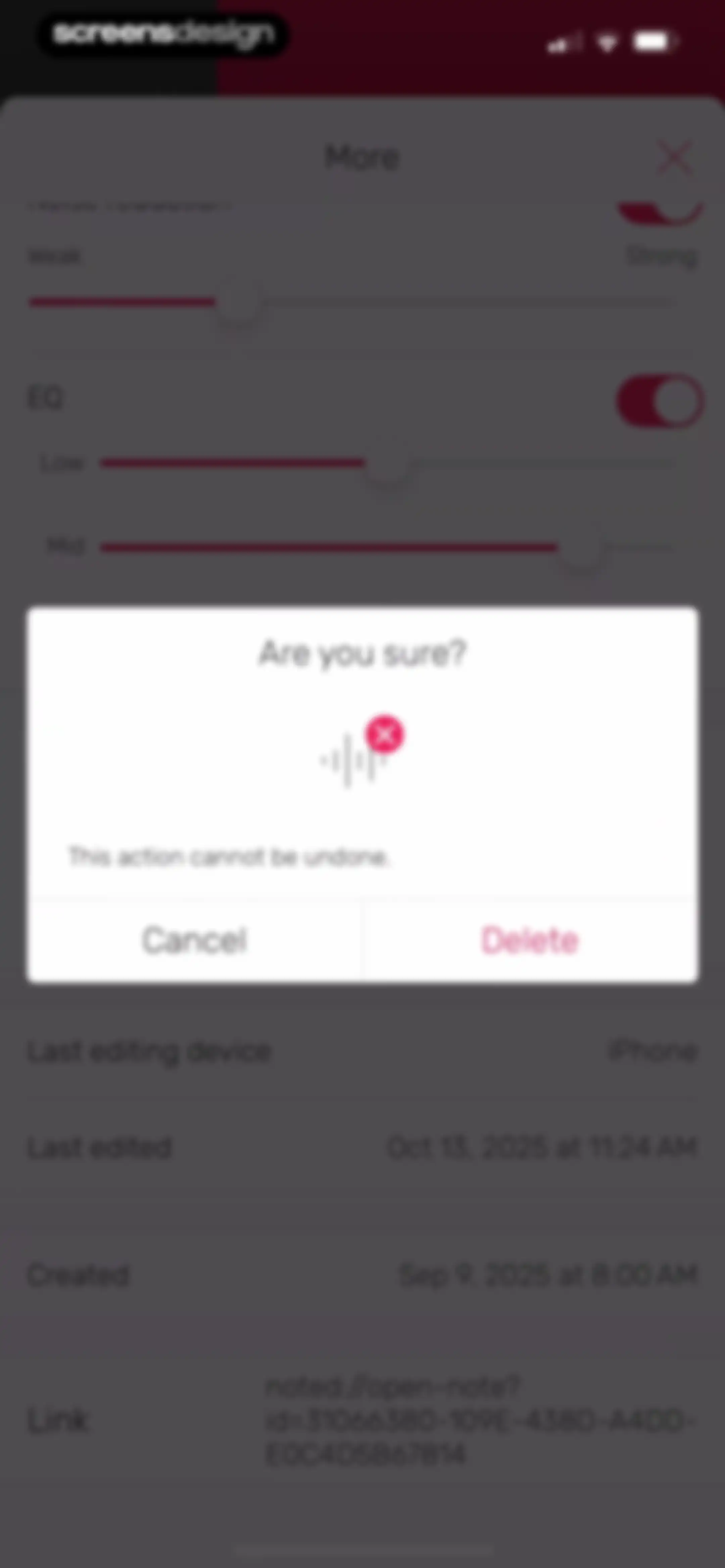 Noted: Record & AI Transcribe screen 60