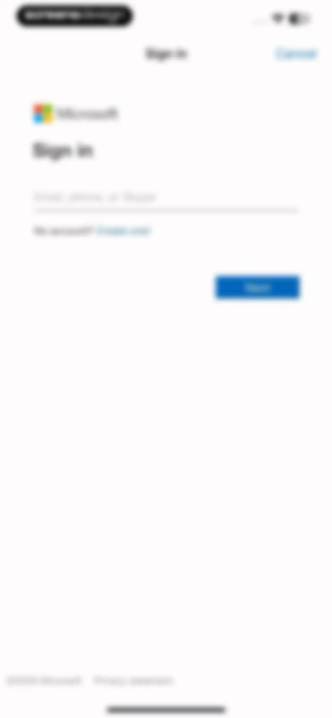 Microsoft Bing Search screen 7