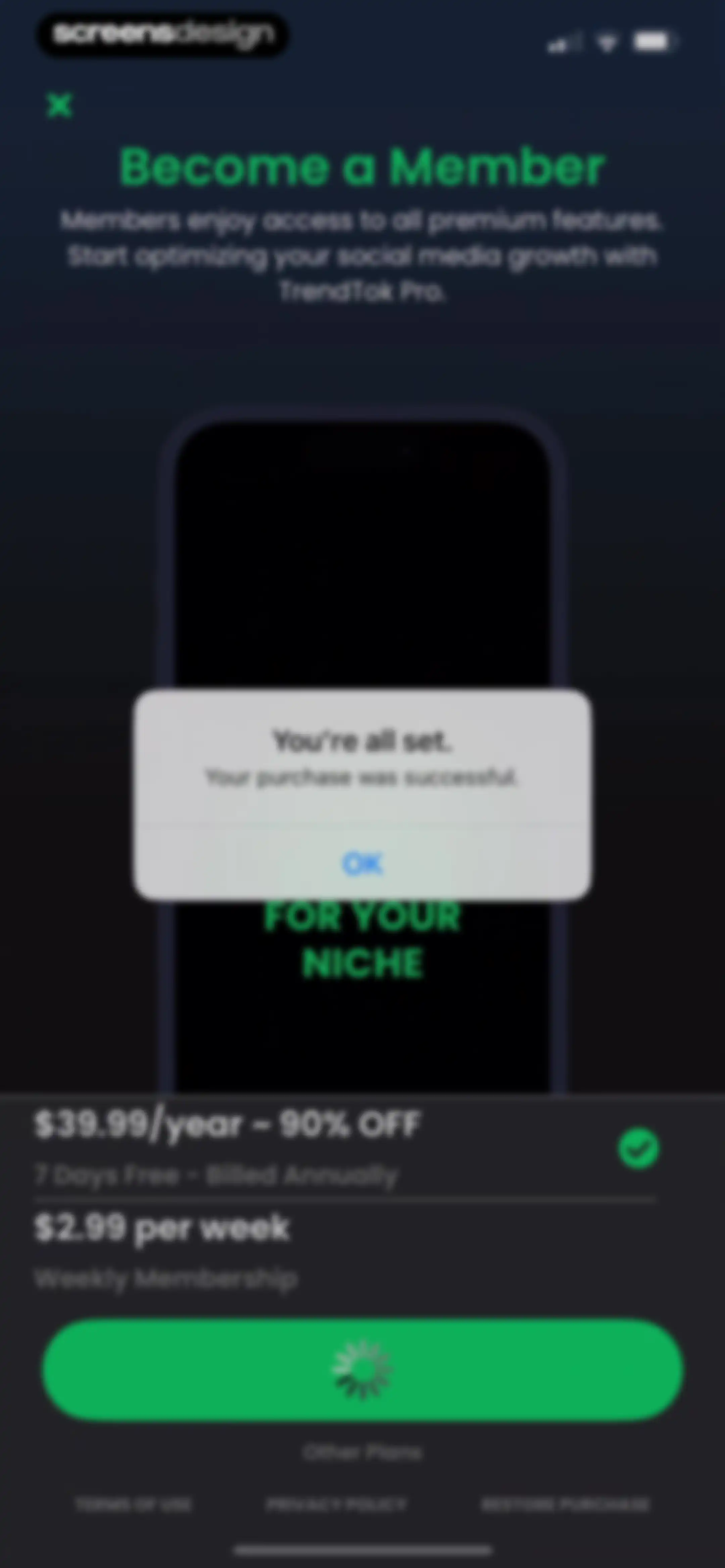 TrendTok Analytics & Tracker screen 22