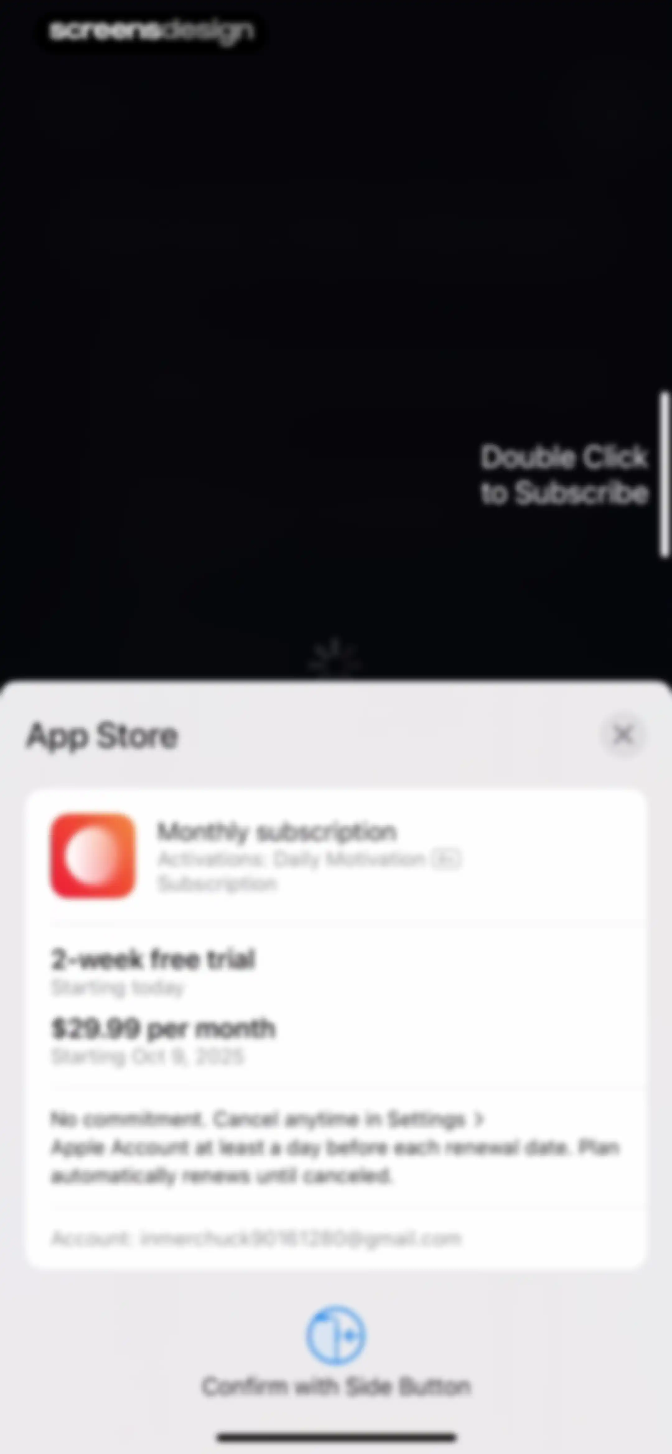 Activations: Daily Motivation screen 25