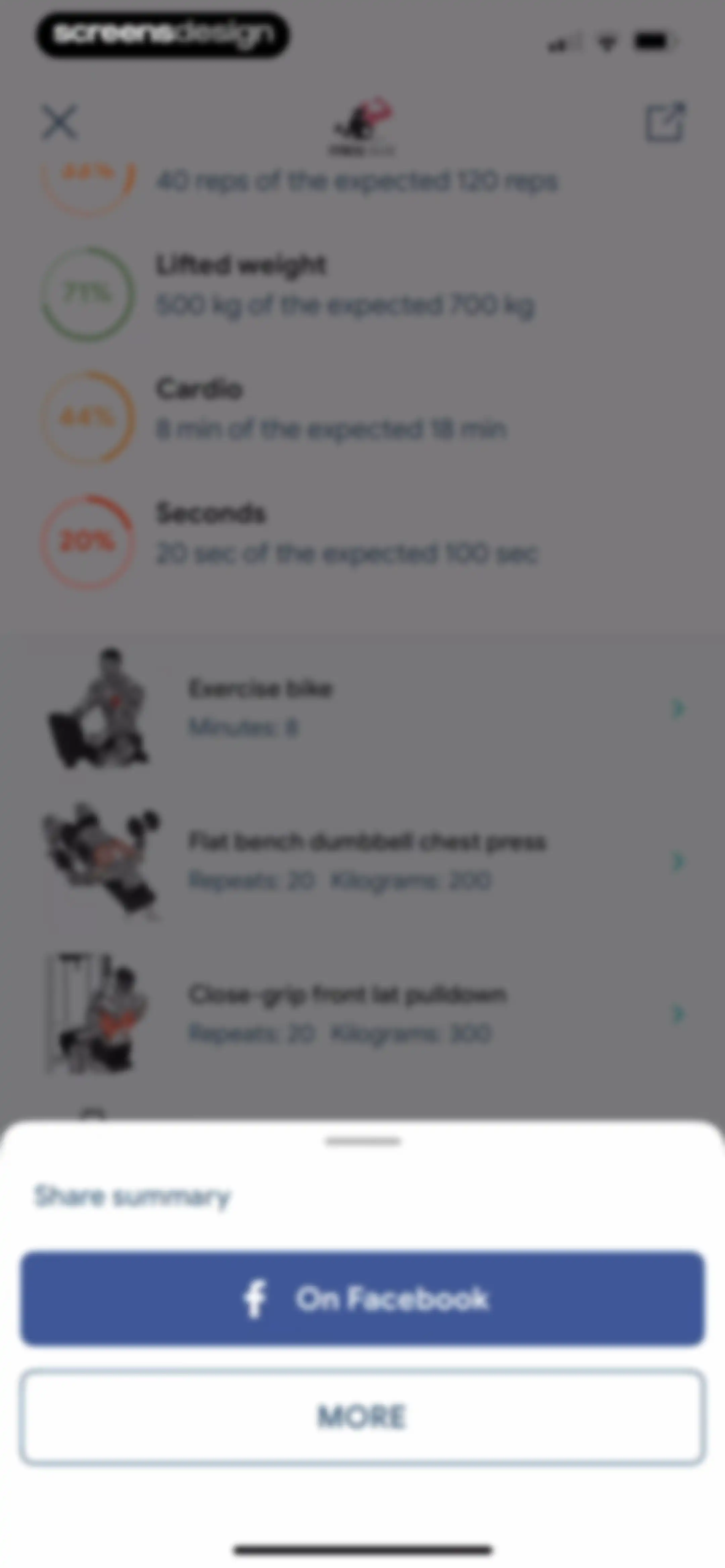 Fitness App: Gym Workout Plan screen 66