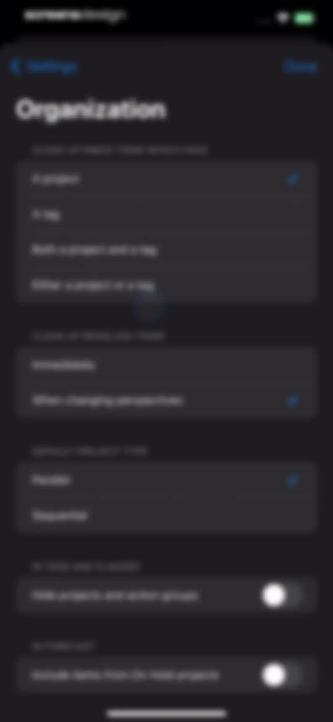 OmniFocus 4 screen 67