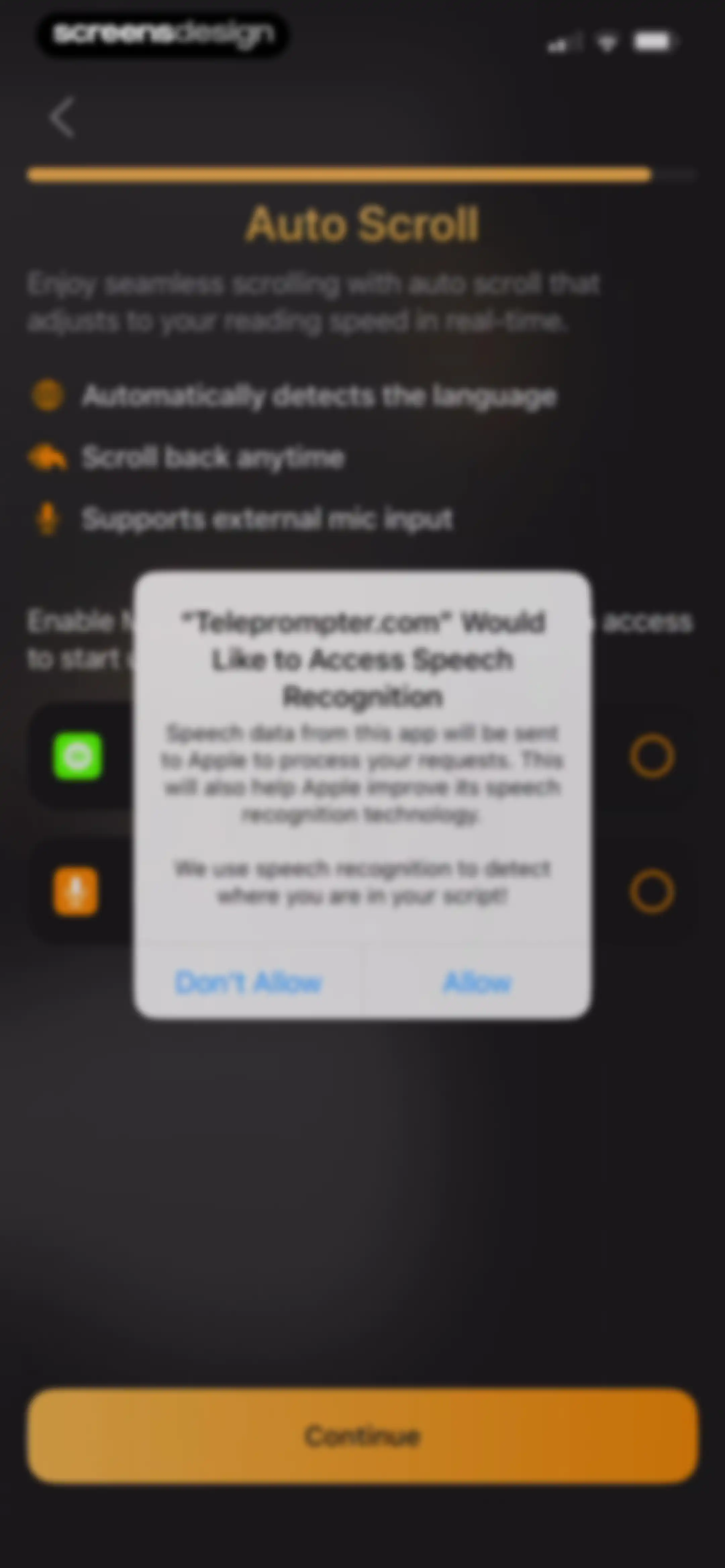 Teleprompter.com screen 15