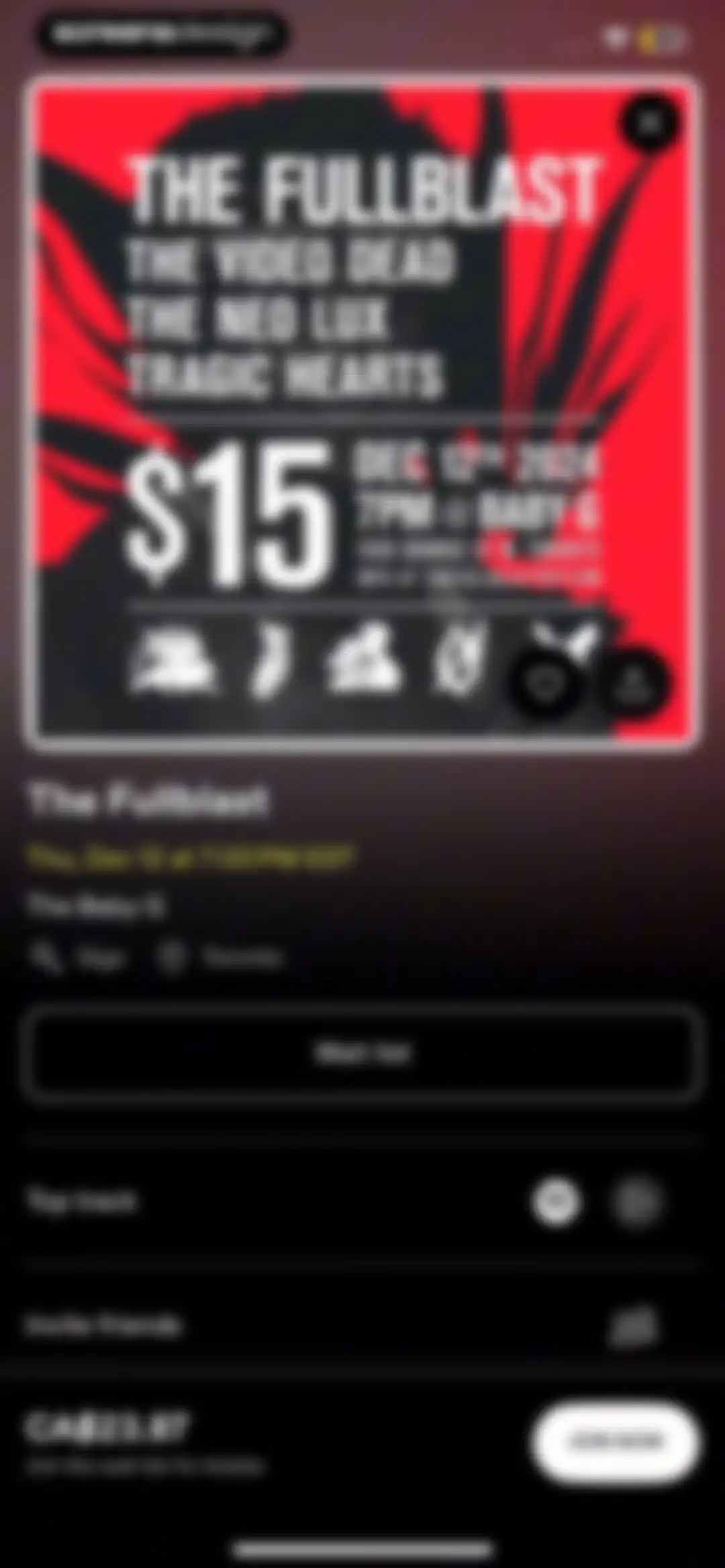 DICE: Live Shows screen 40