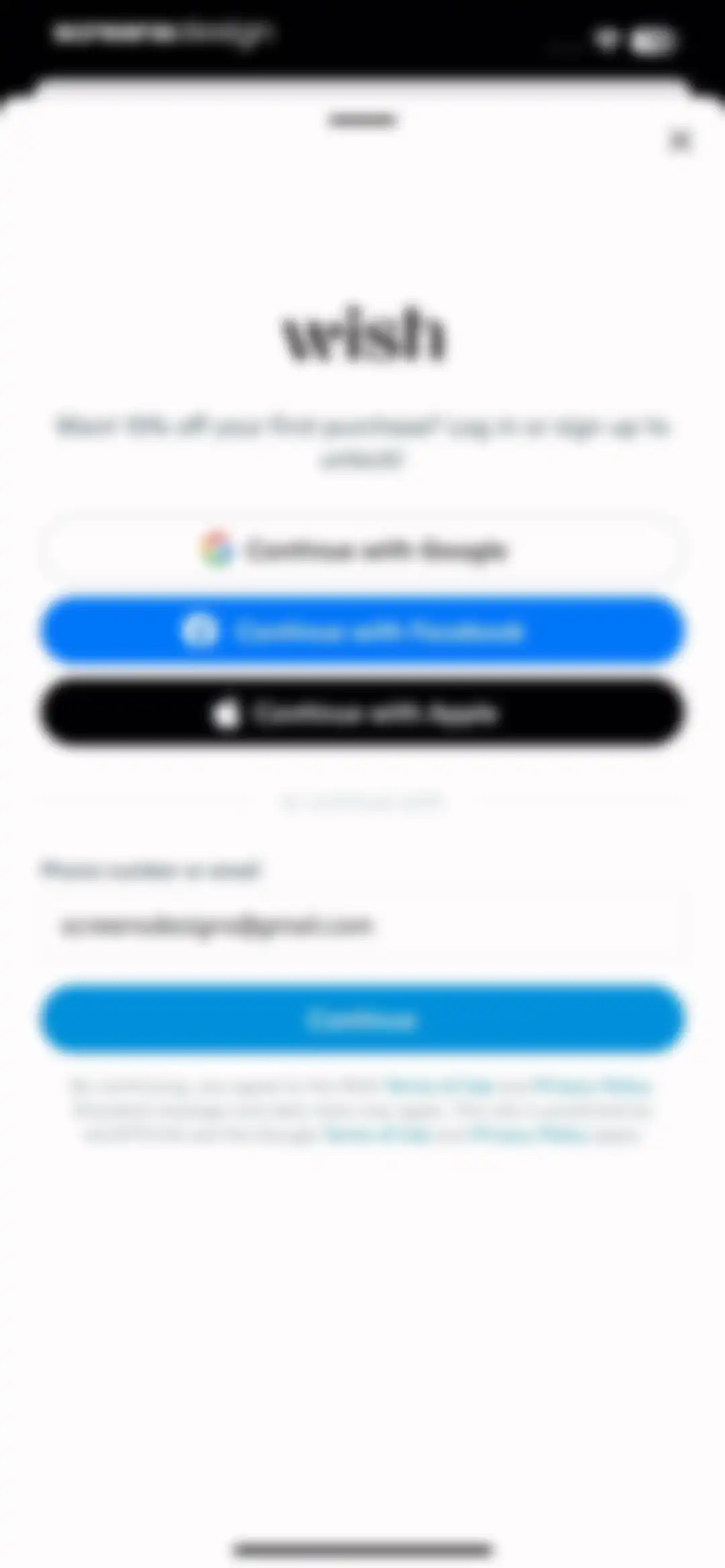 Wish: Shop and Save screen 2