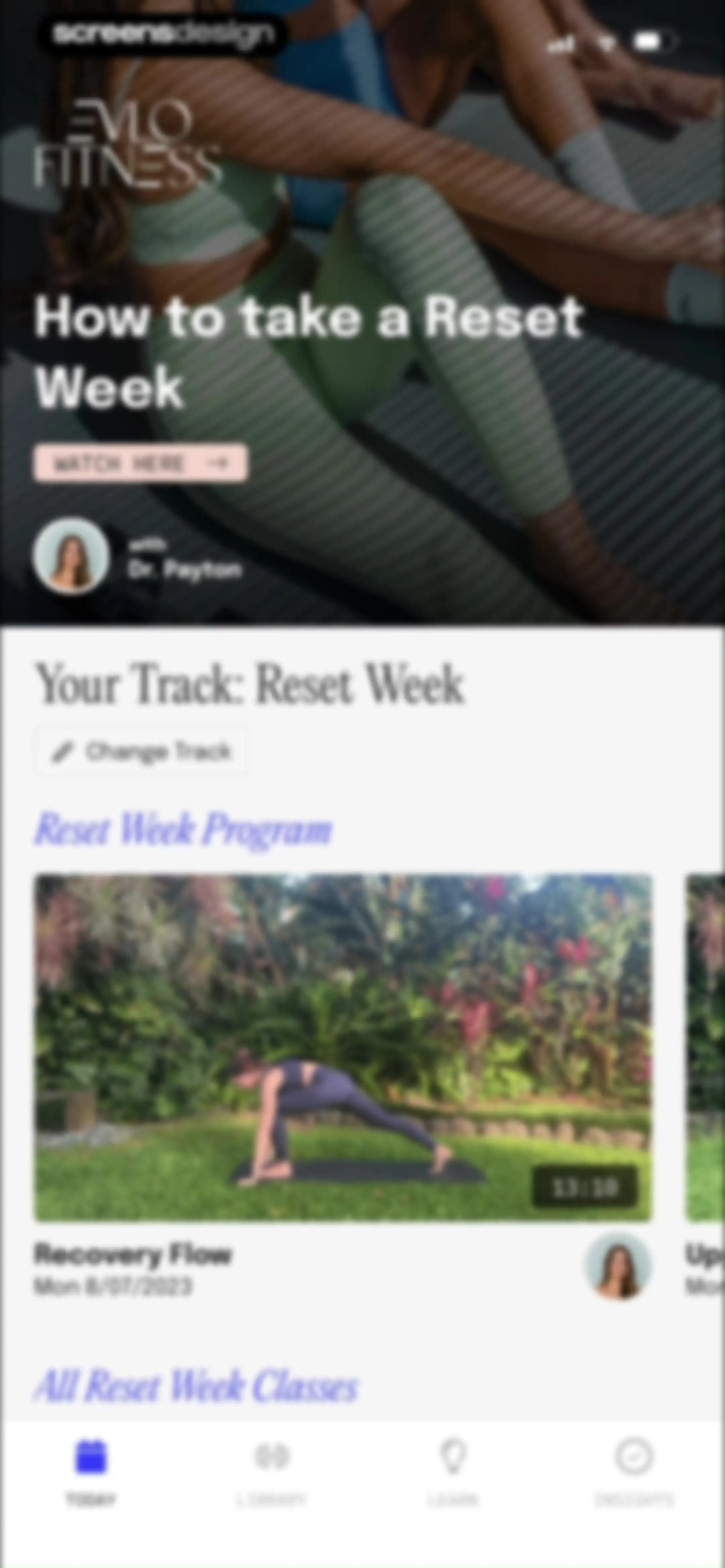Evlo Fitness screen 36