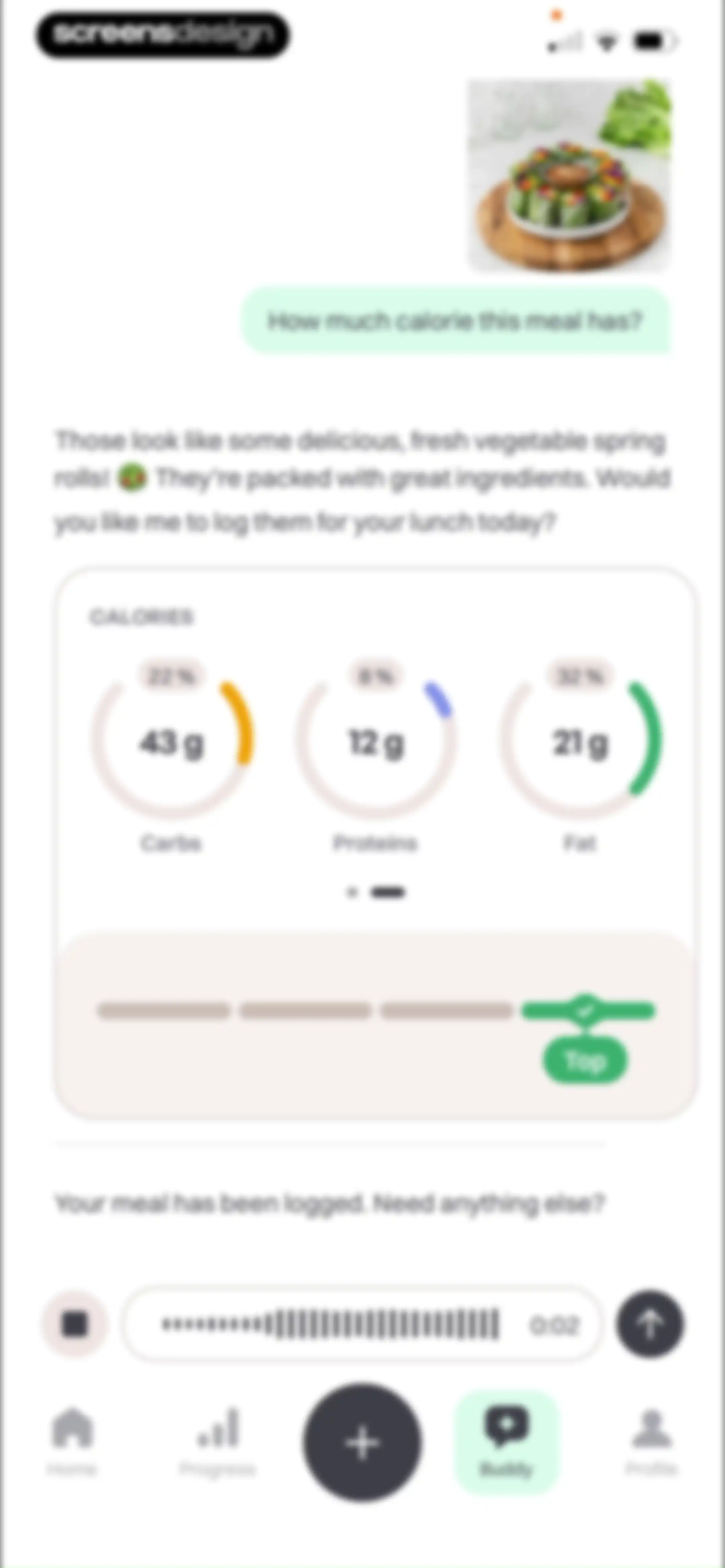 WeightBuddy: Calorie Tracker screen 113