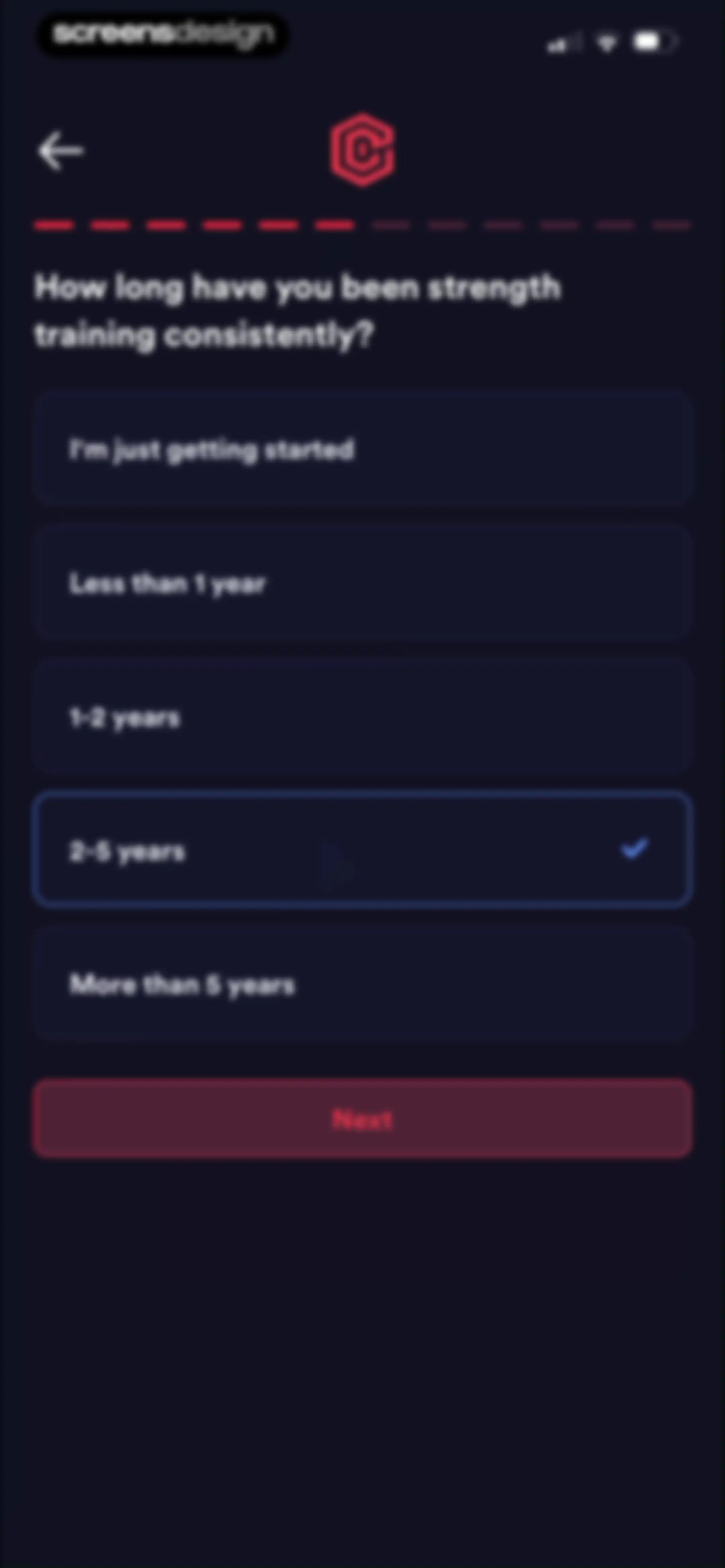 Caliber: Strength Training screen 12