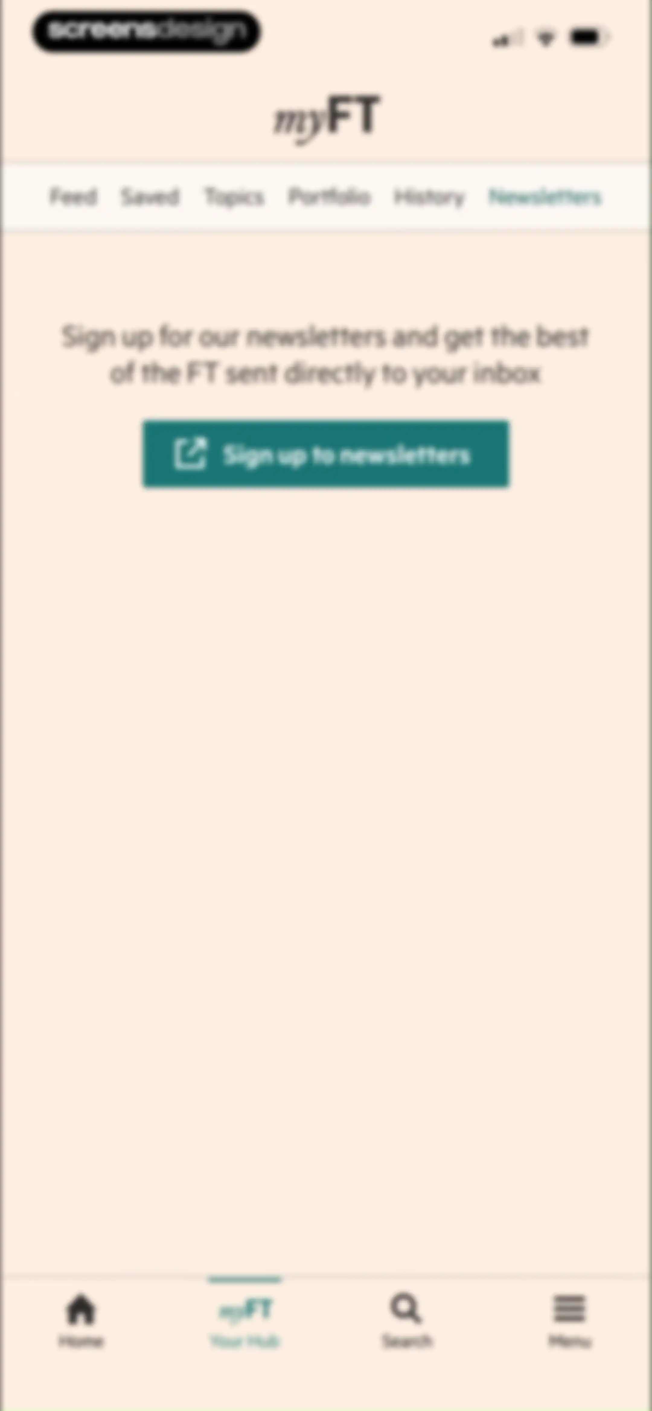 Financial Times: Business News screen 83