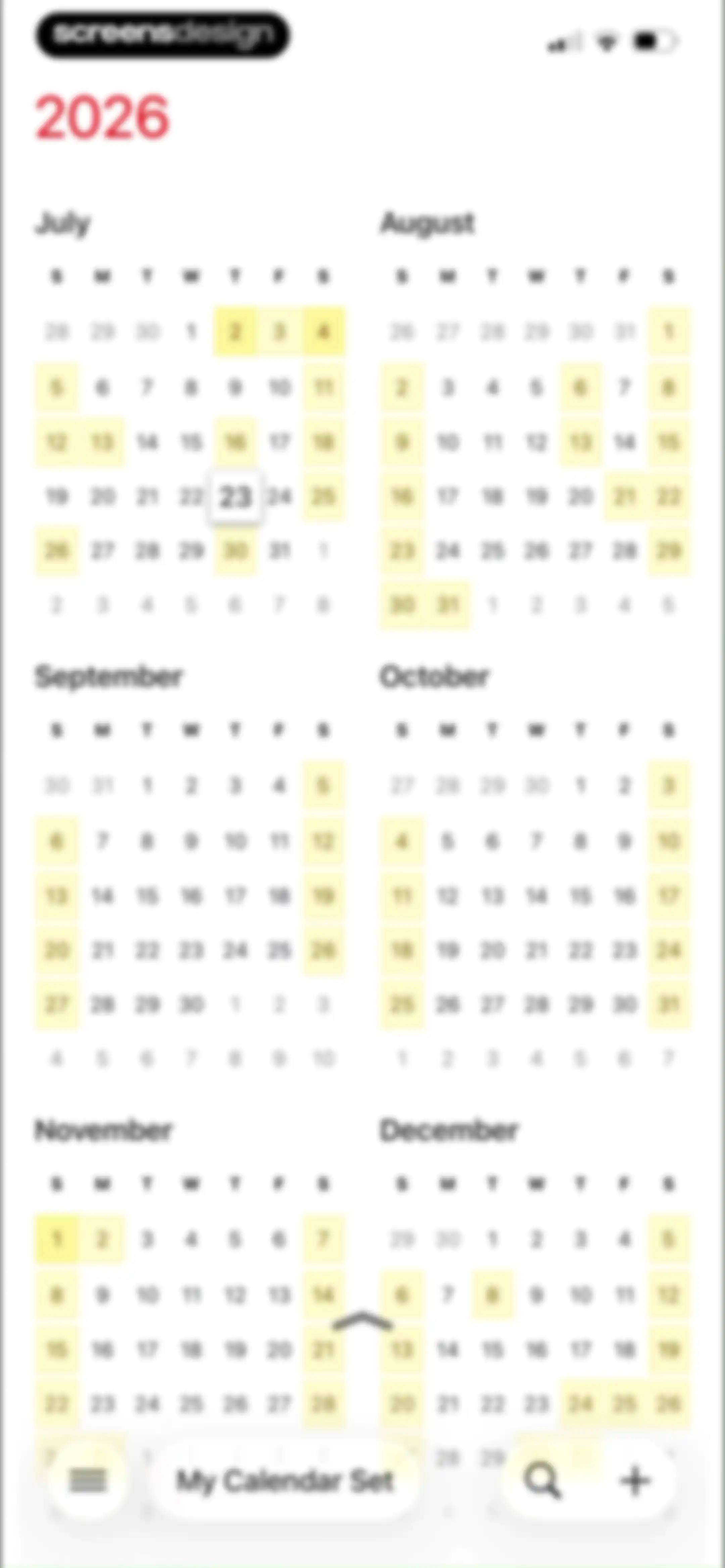 Fantastical Calendar screen 71