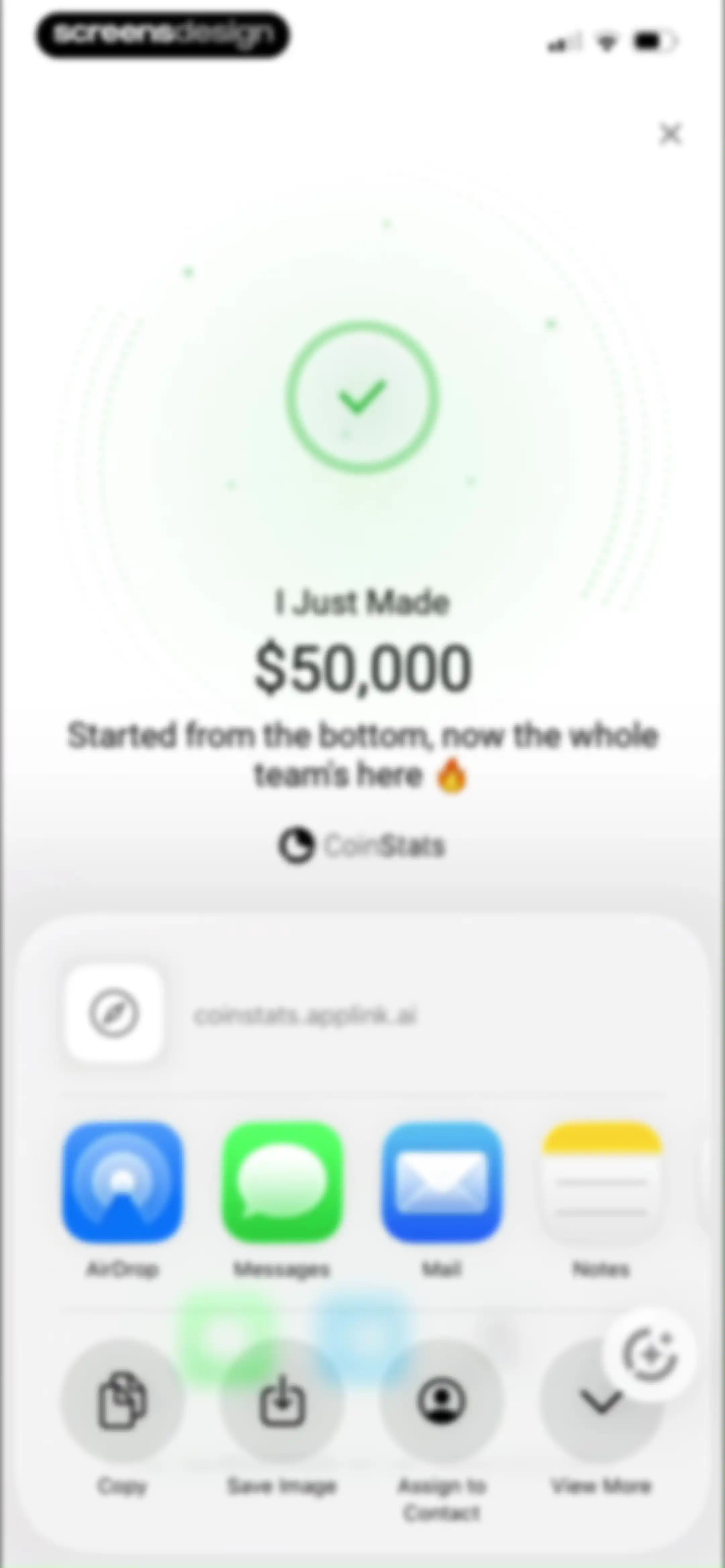 CoinStats: Crypto Portfolio screen 106