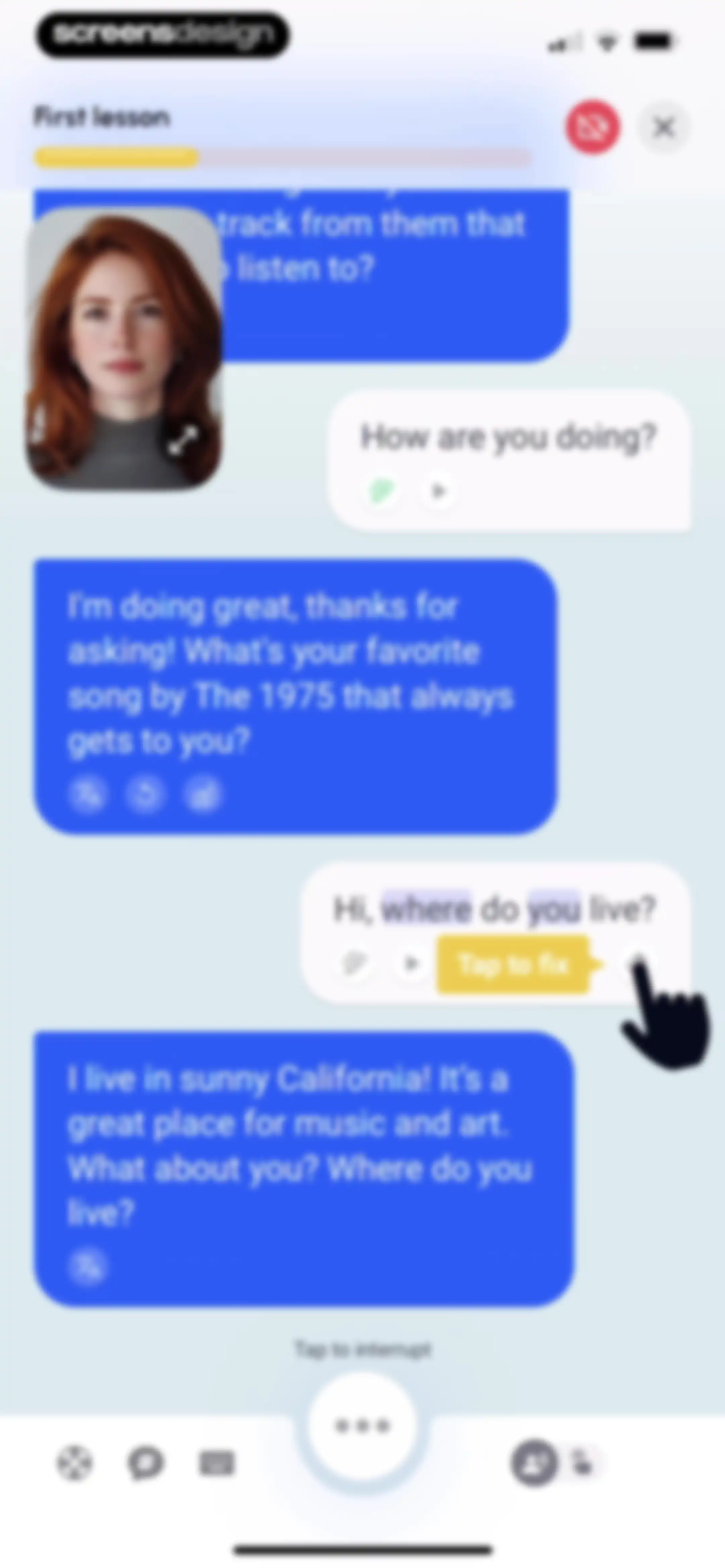 Speak English with Loora AI screen 58