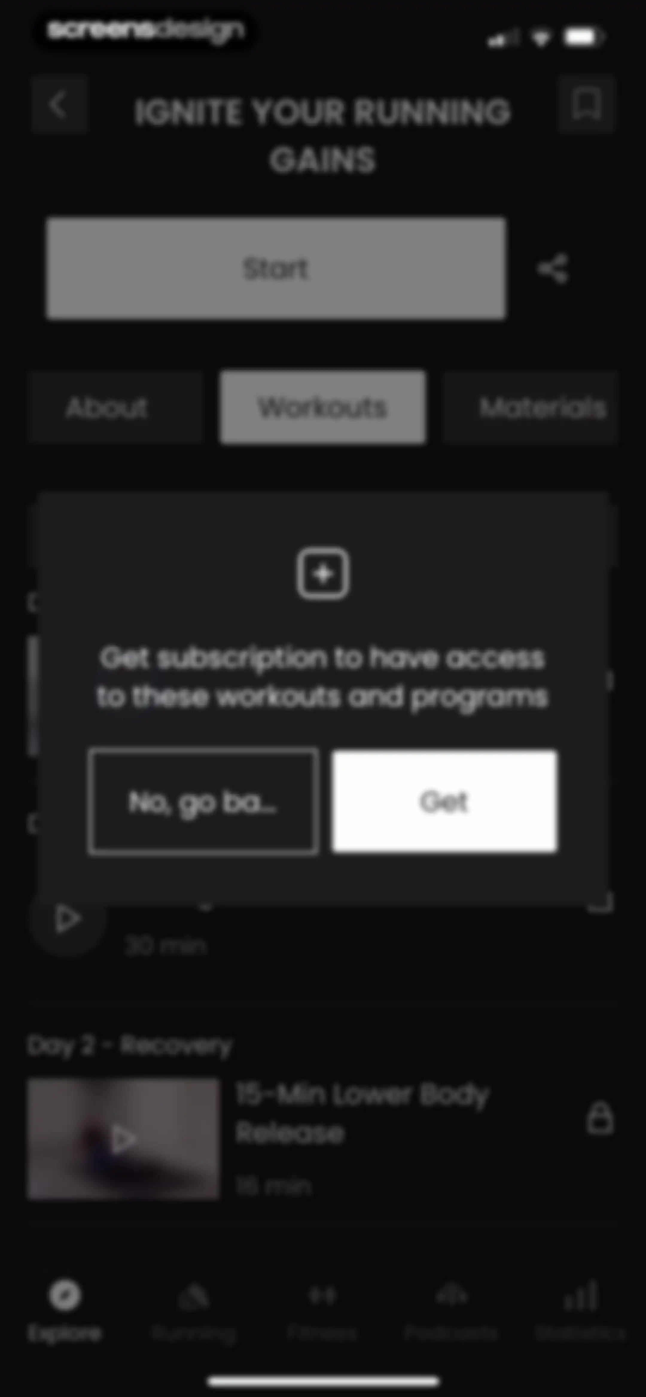 Made4 - Fitness & Running screen 48