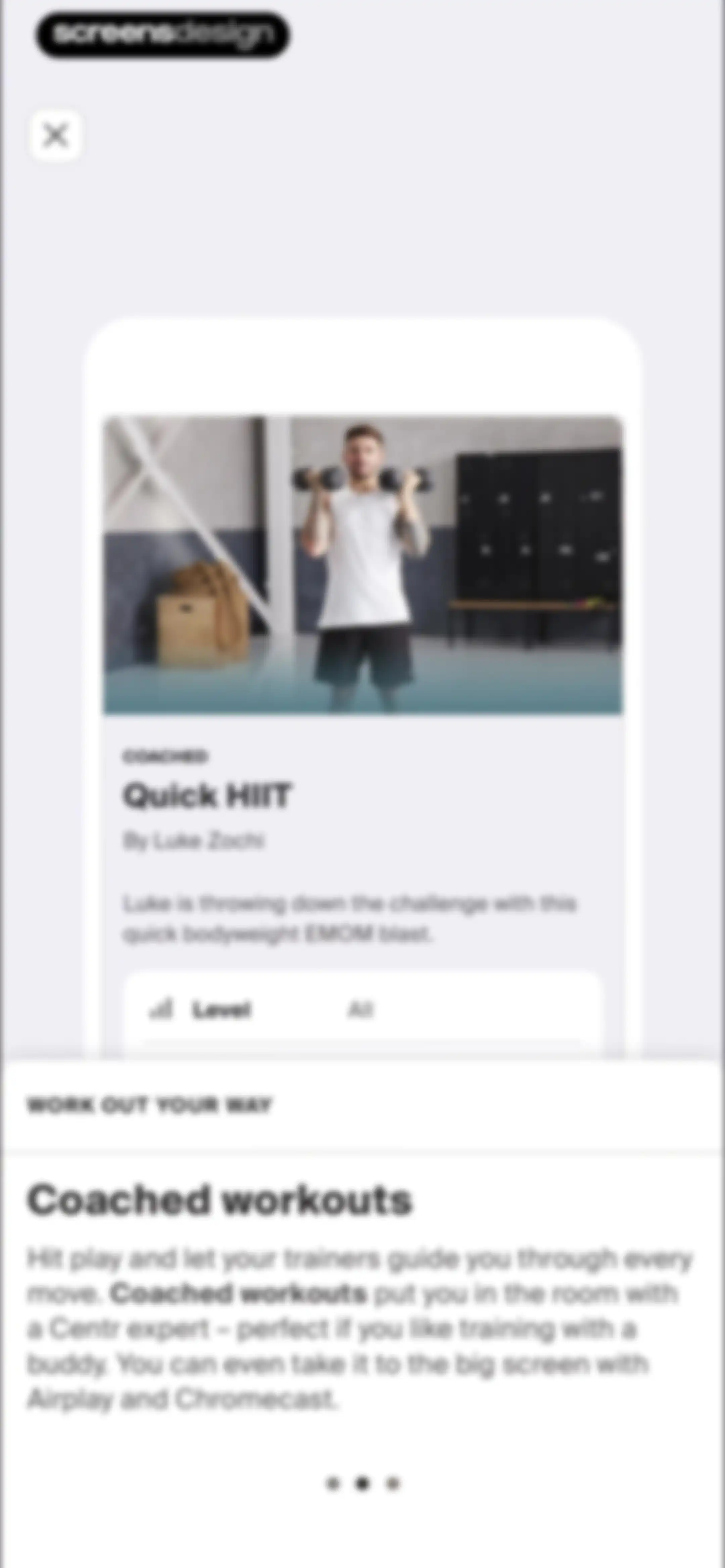 Centr: Strength & Fitness App screen 36