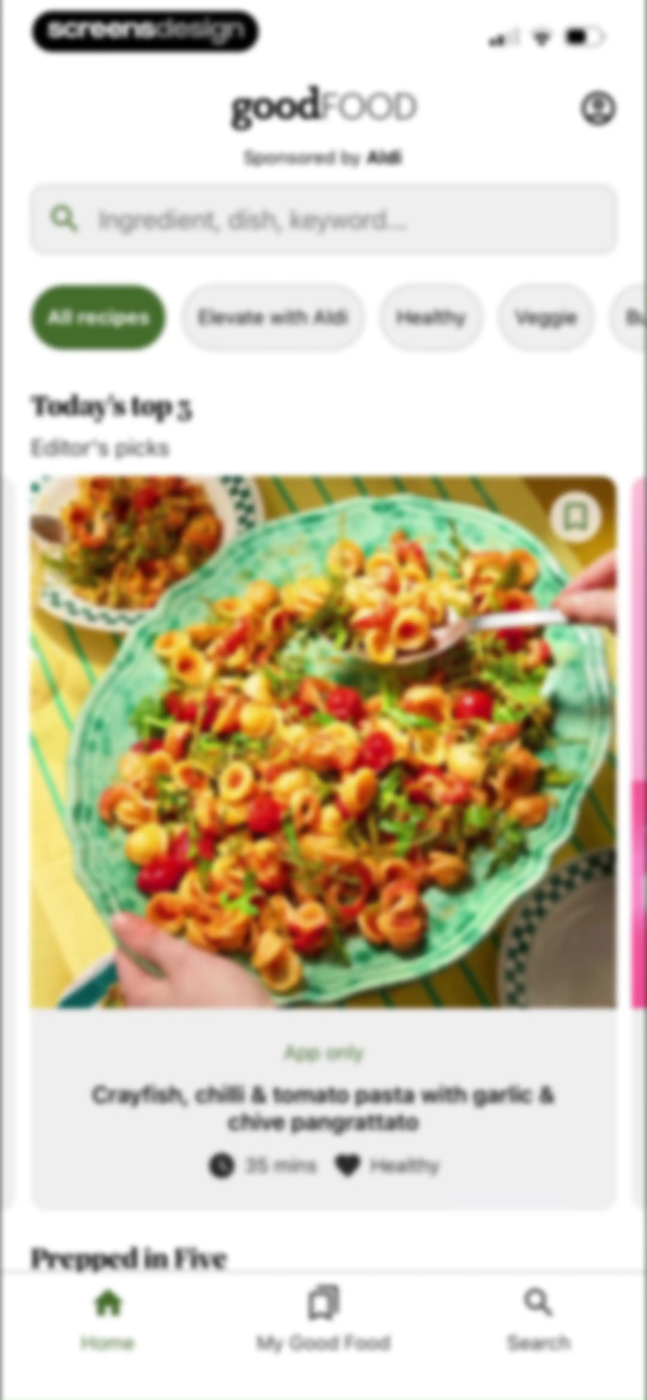 Good Food: Recipe Finder screen 13