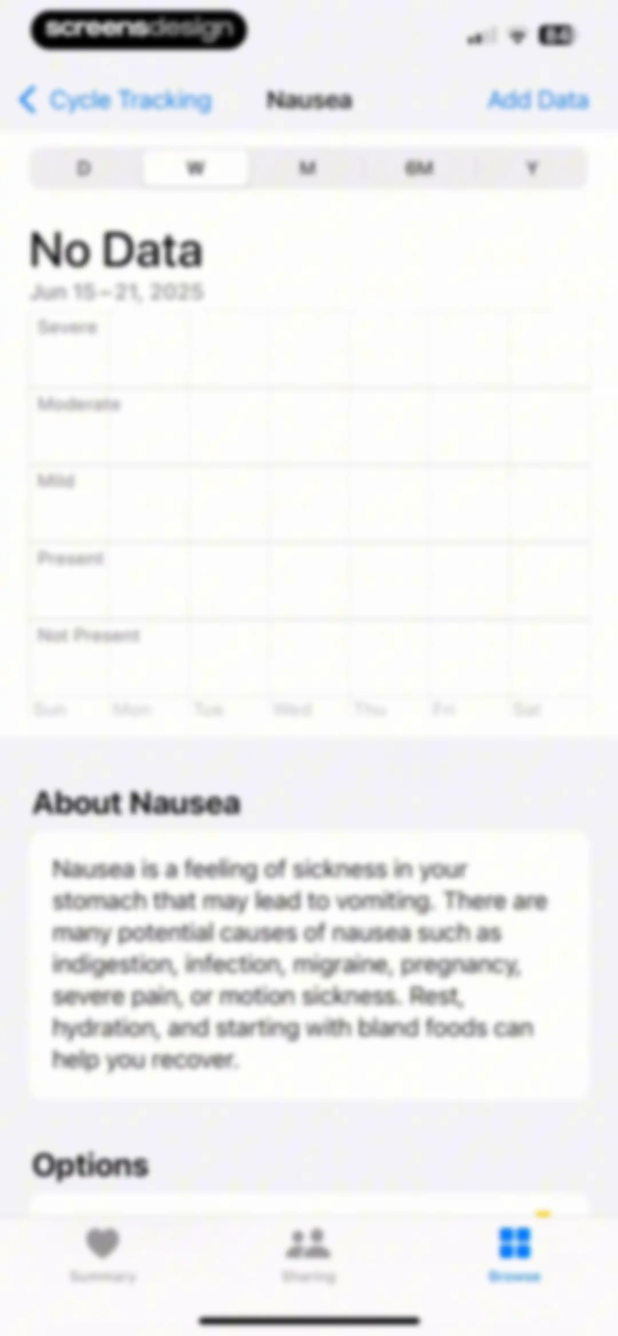 Apple Health screen 113