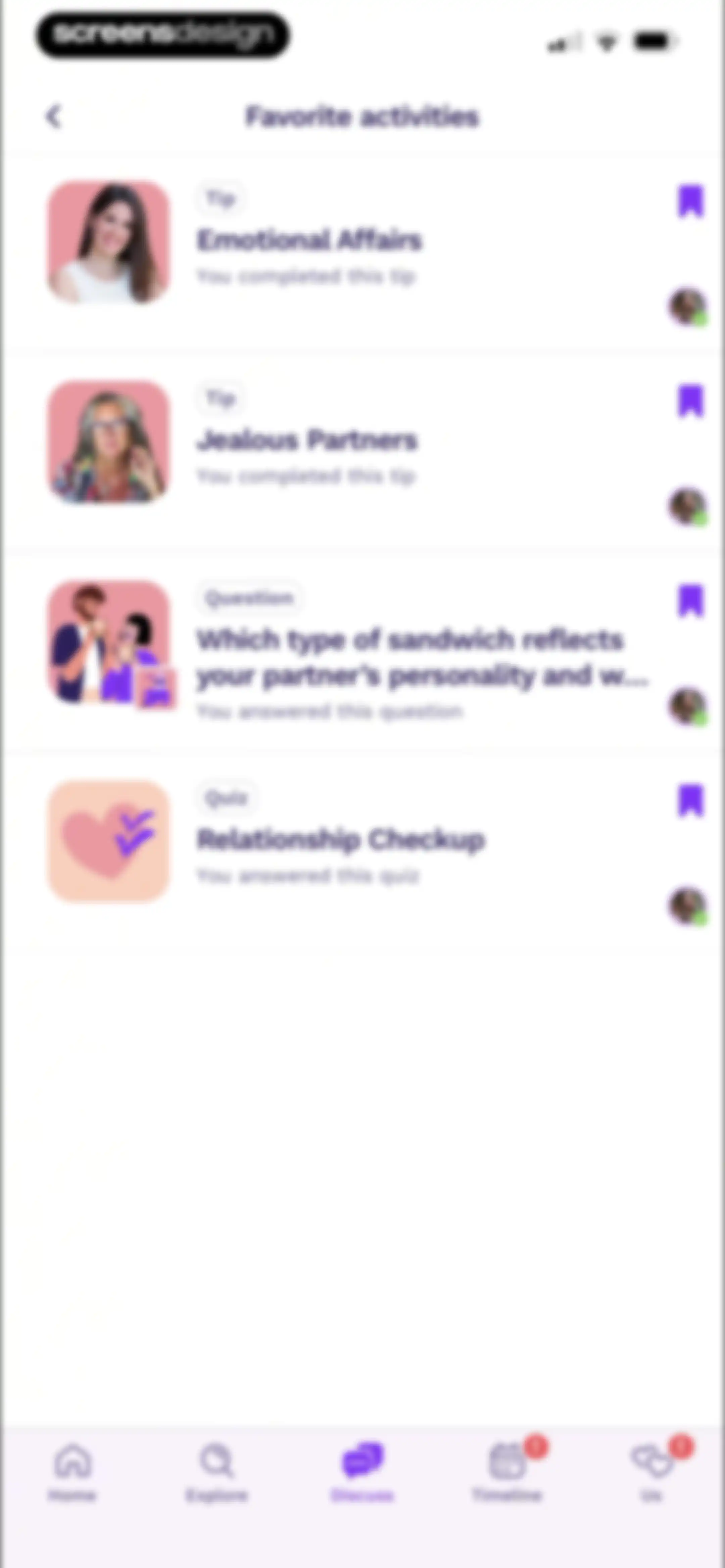 Paired: Couples & Relationship screen 121