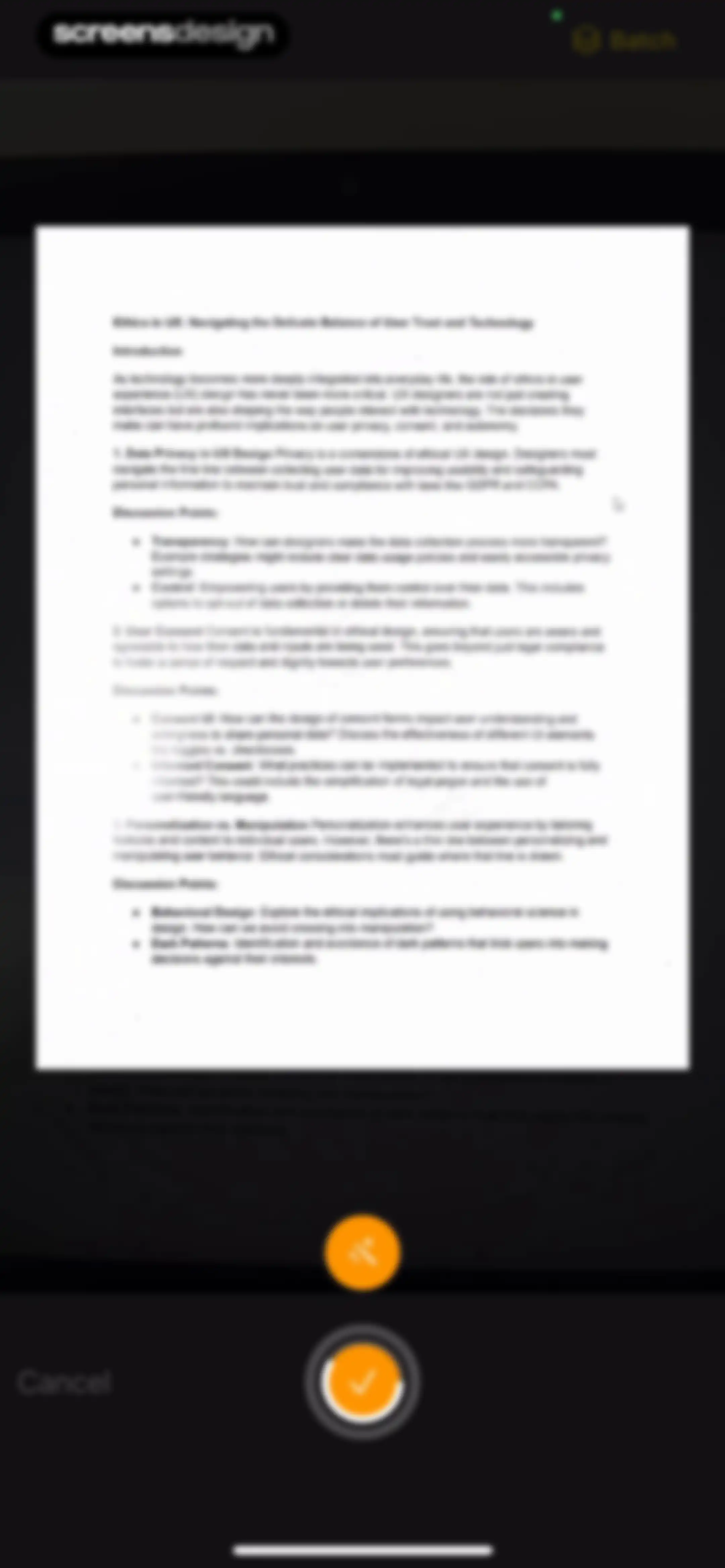Scanner App: Genius Scan screen 10