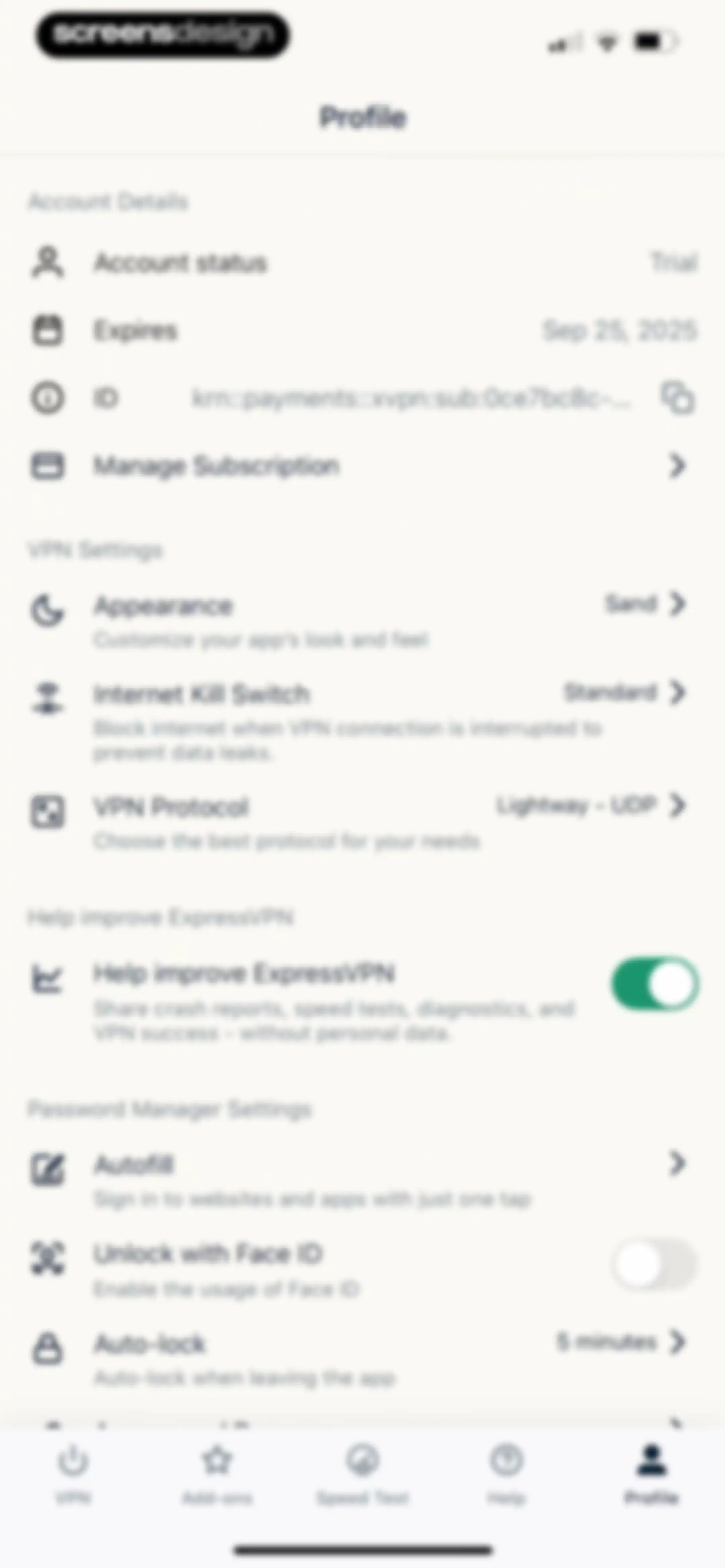 ExpressVPN · Secure & Fast VPN screen 83