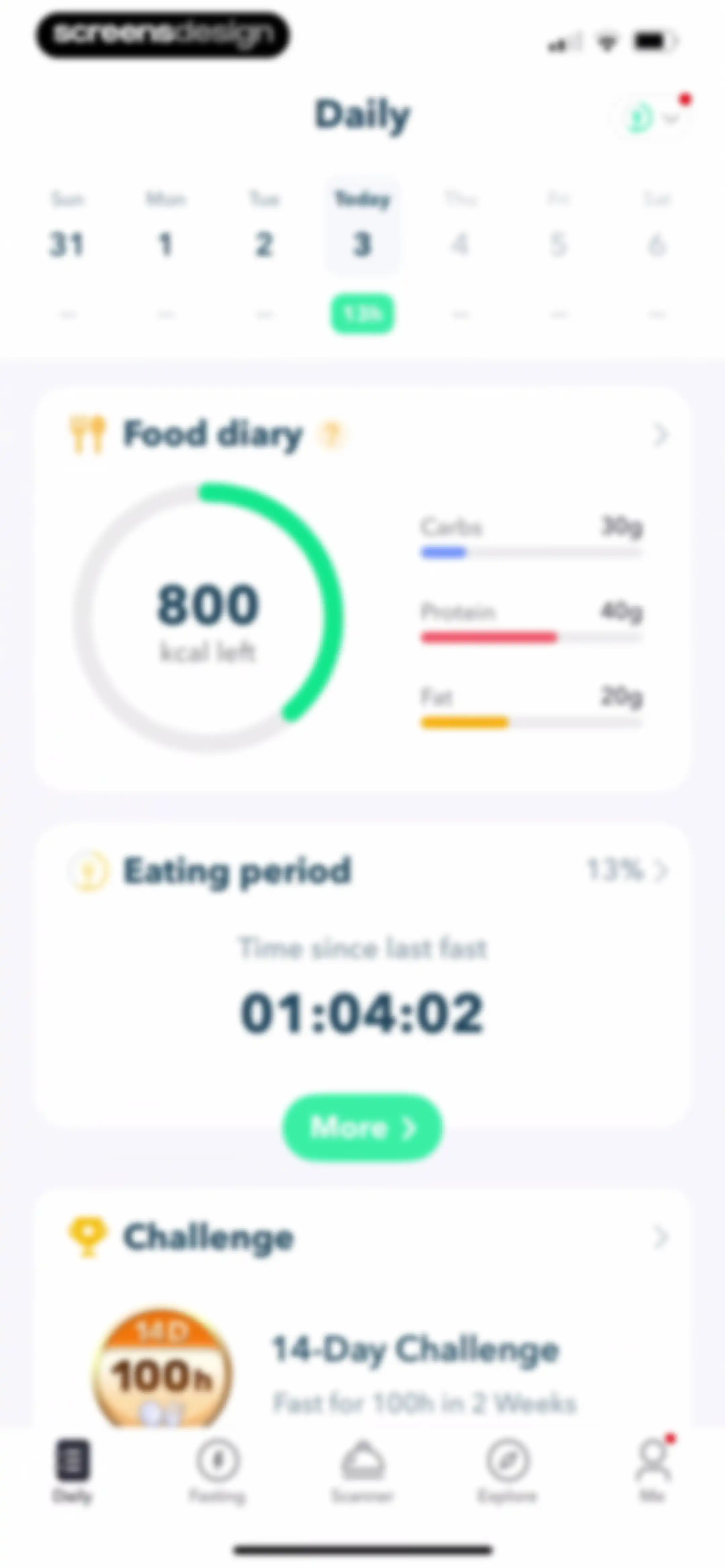 Intermittent Fasting Tracker - screen 162