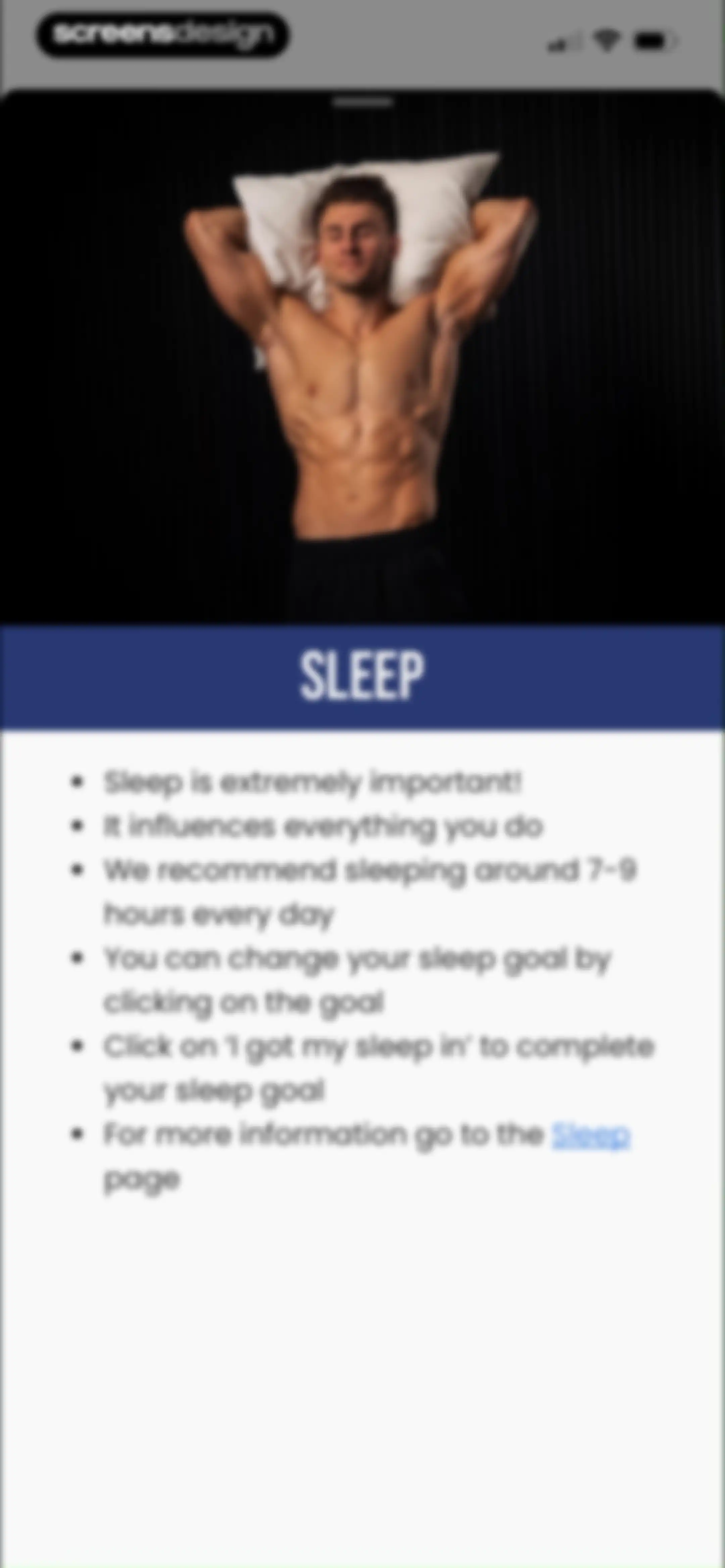 90 Day Challenge screen 63