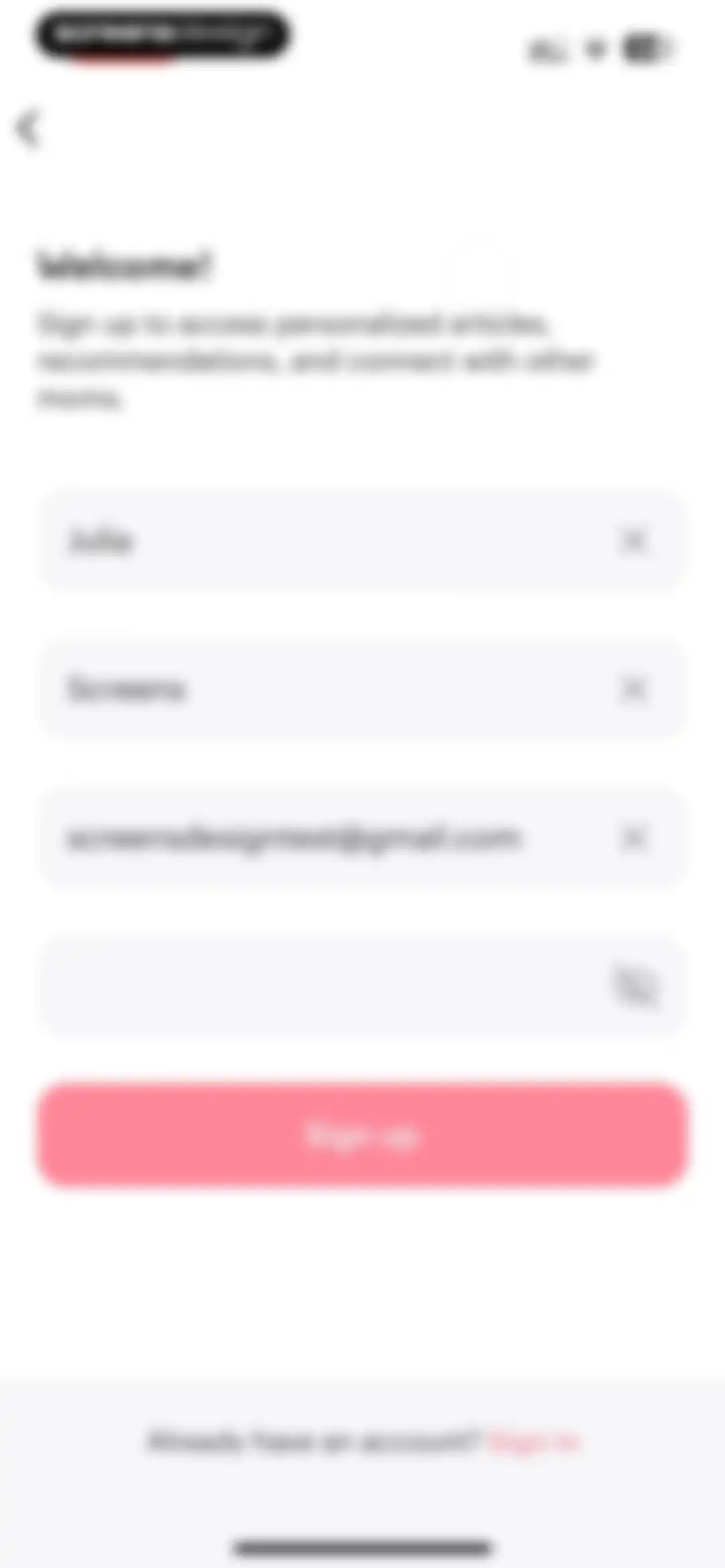 amma: Pregnancy & Baby Tracker screen 7