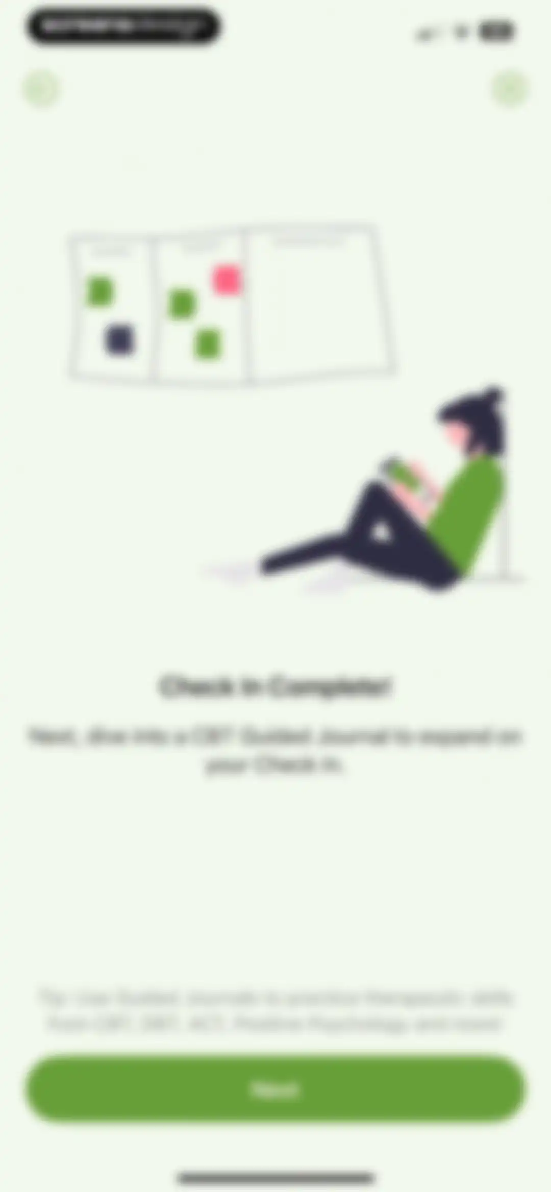 Clarity: CBT Self Help Journal screen 75