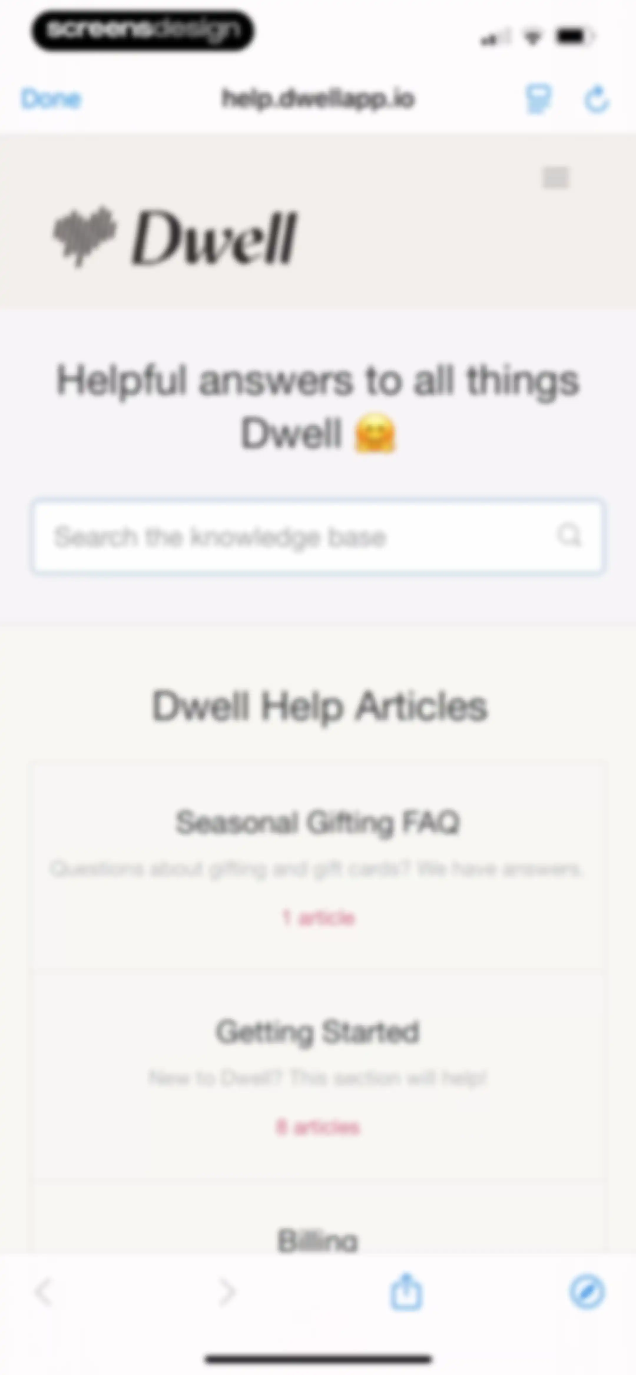 Dwell: Audio Bible screen 134