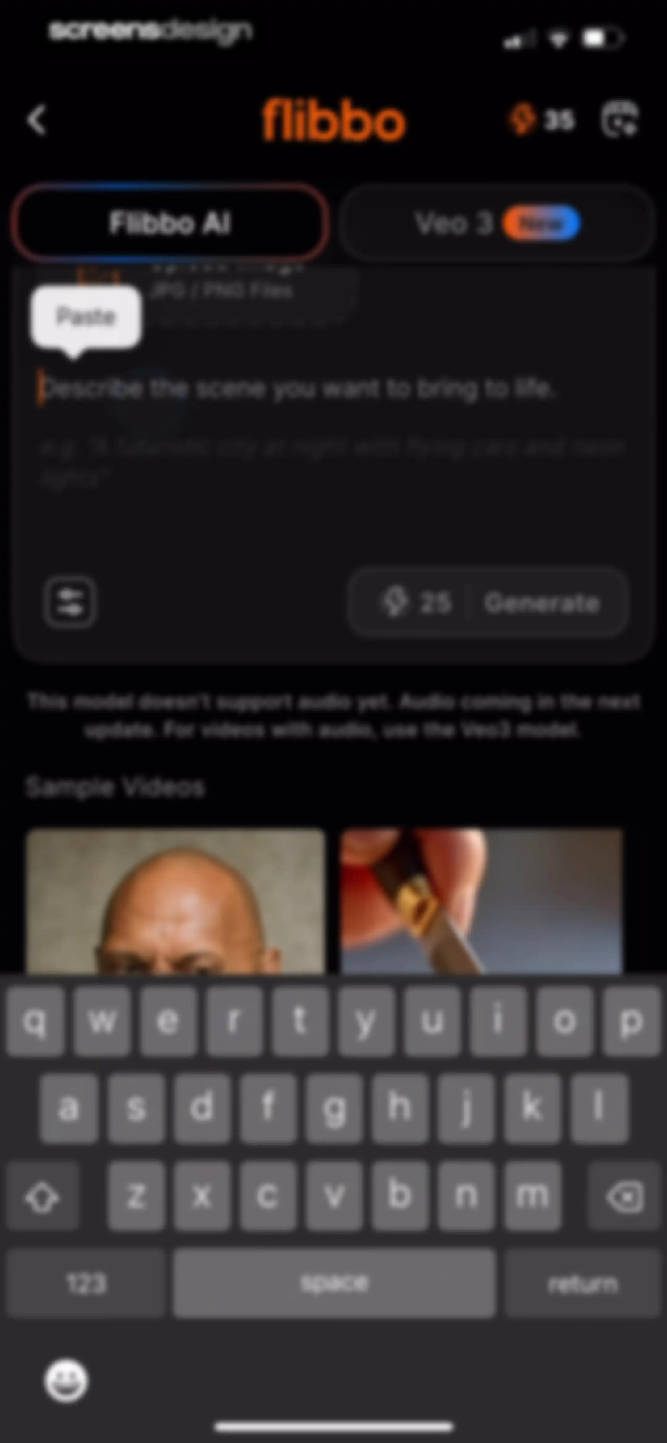 Flibbo - AI Video Image Music screen 72