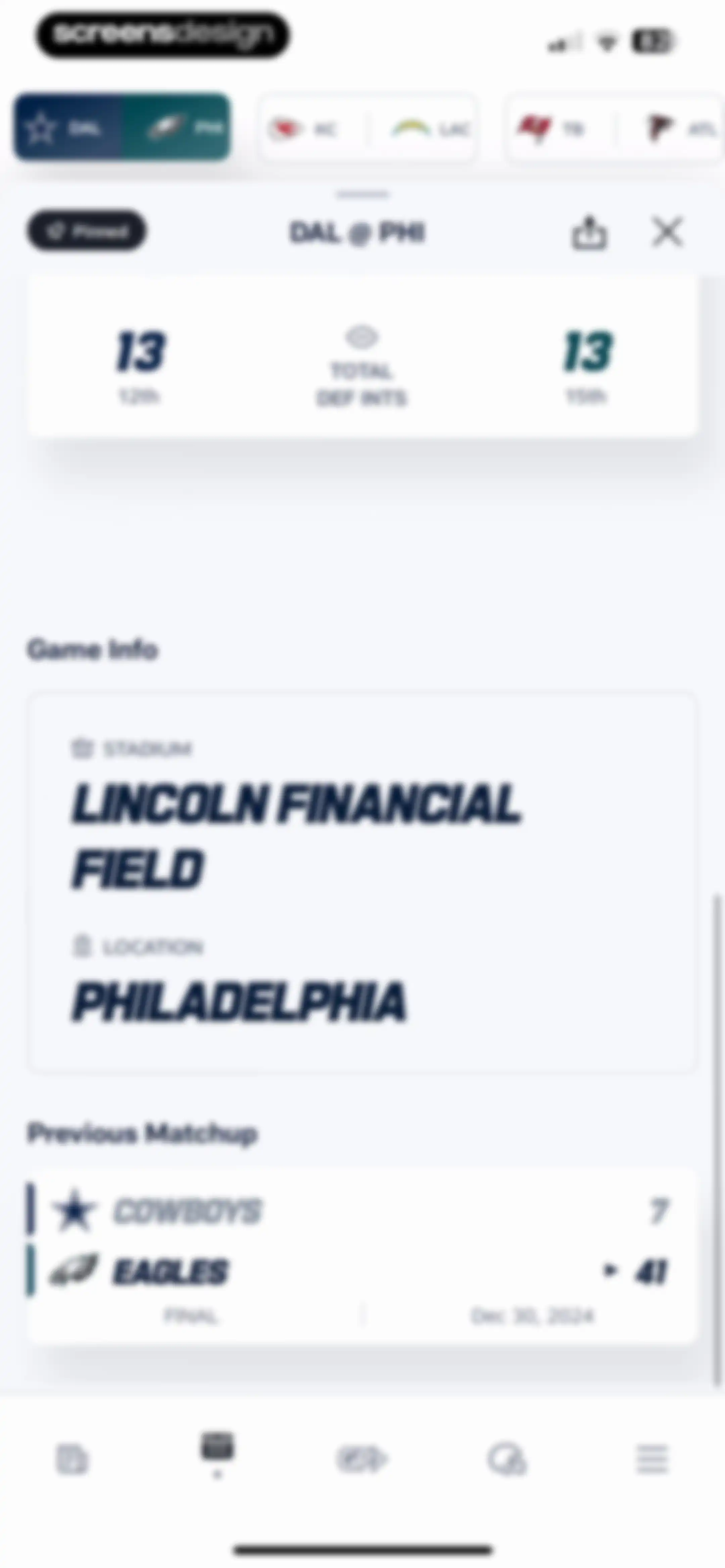 NFL screen 75