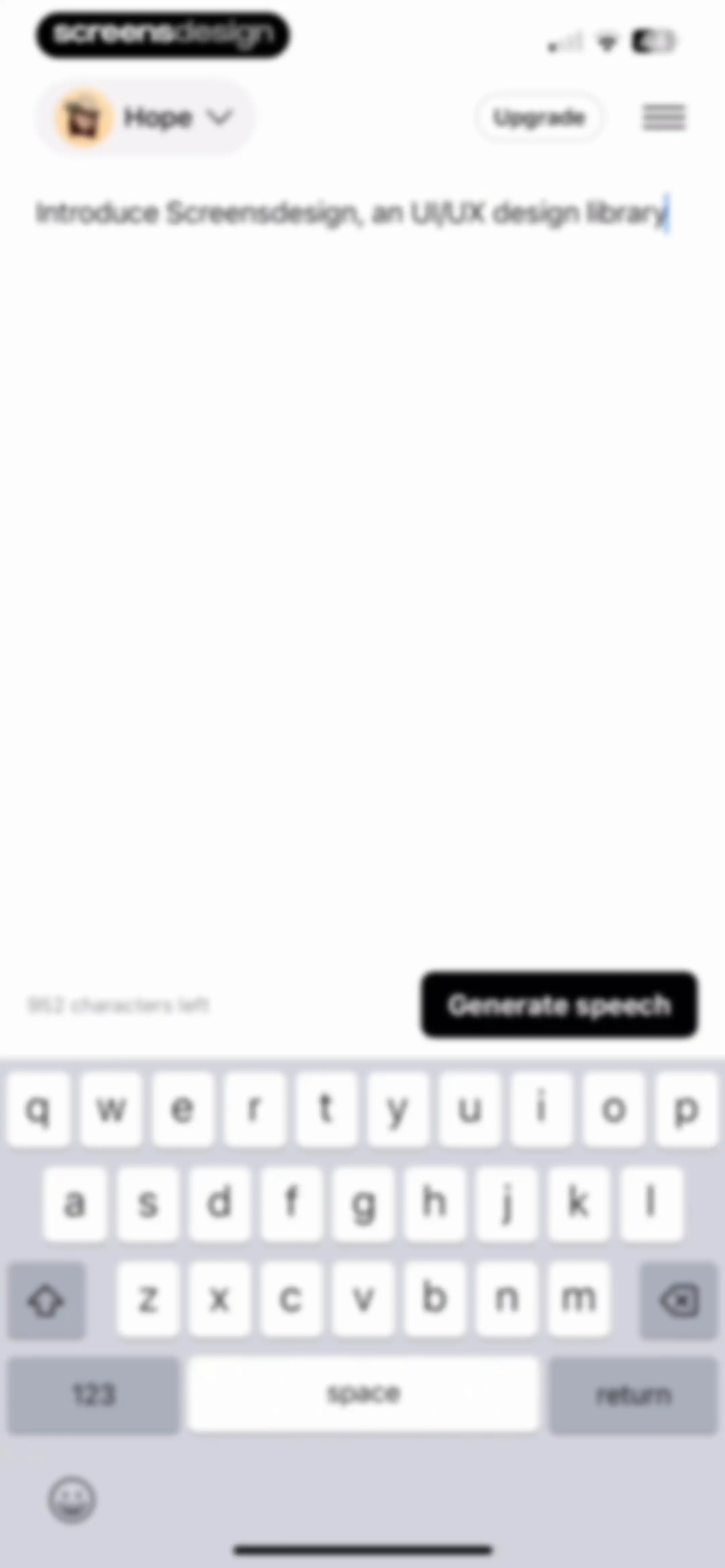 Labs AI : Text to Speech screen 11