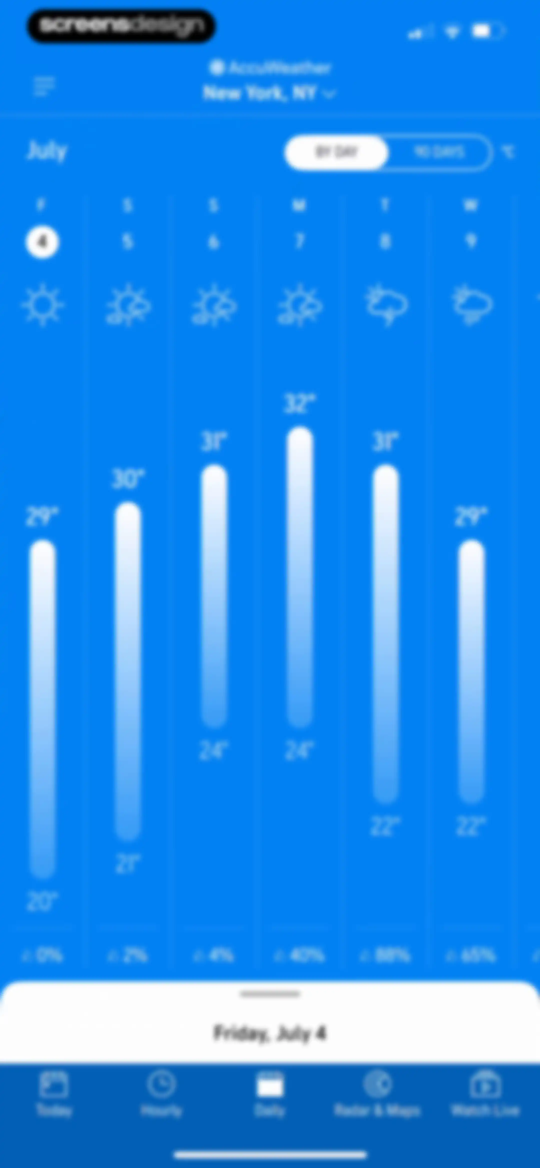 AccuWeather: Weather Forecast screen 71