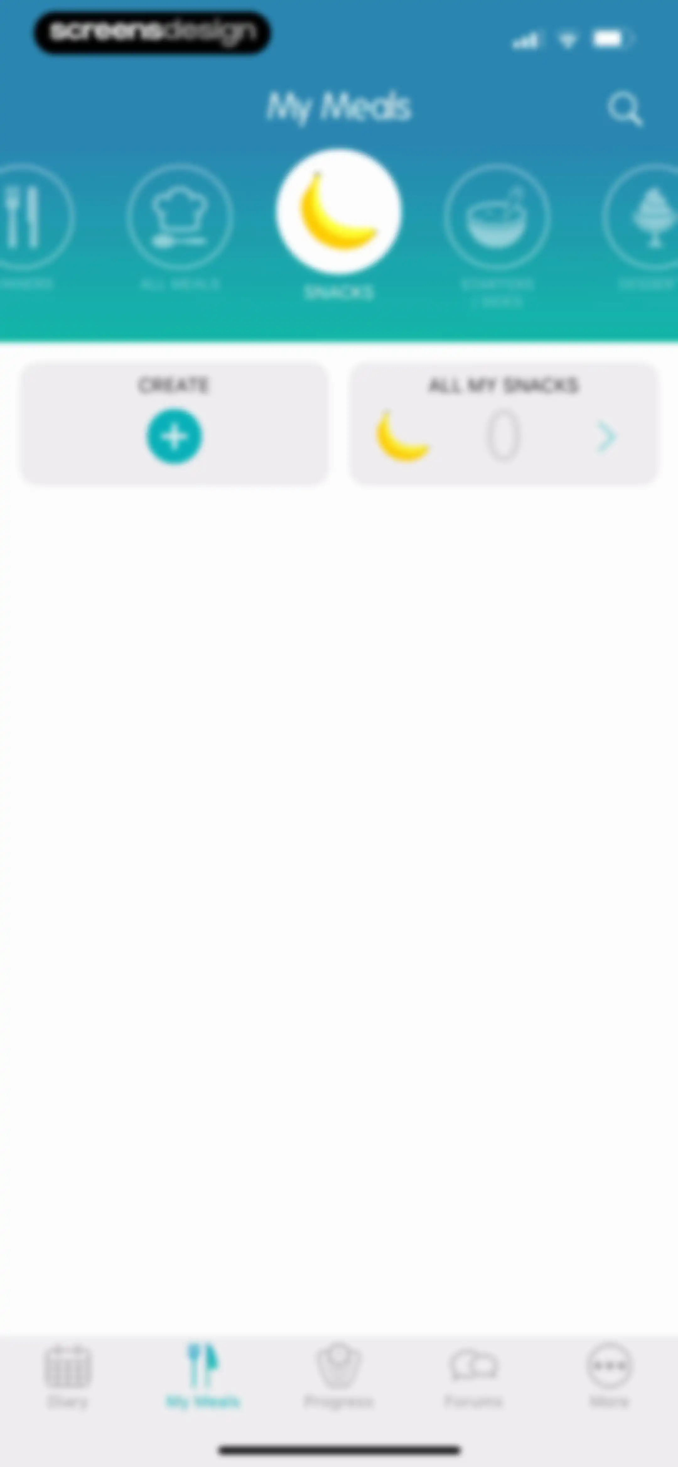 Calorie Counter + screen 105