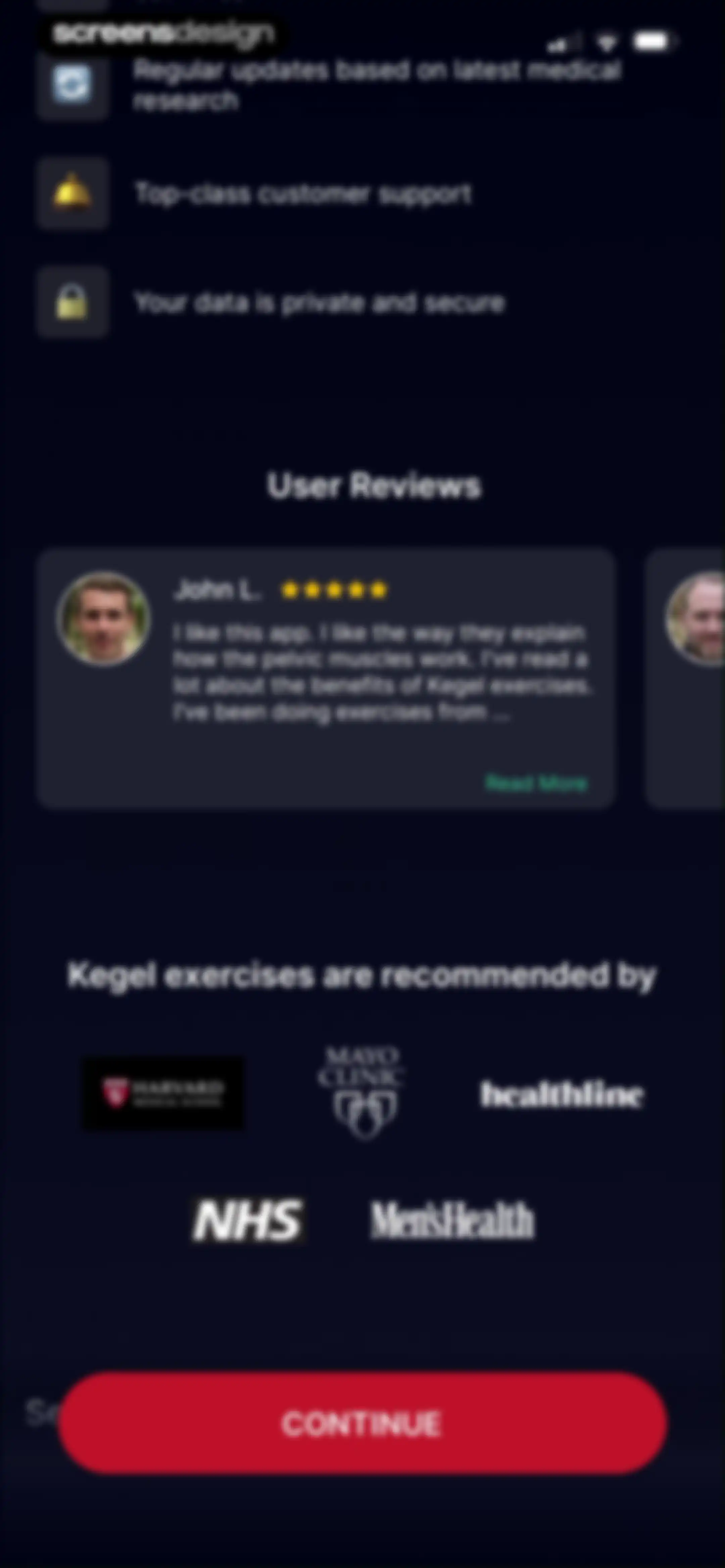 Kegel Men: Men's Health screen 36