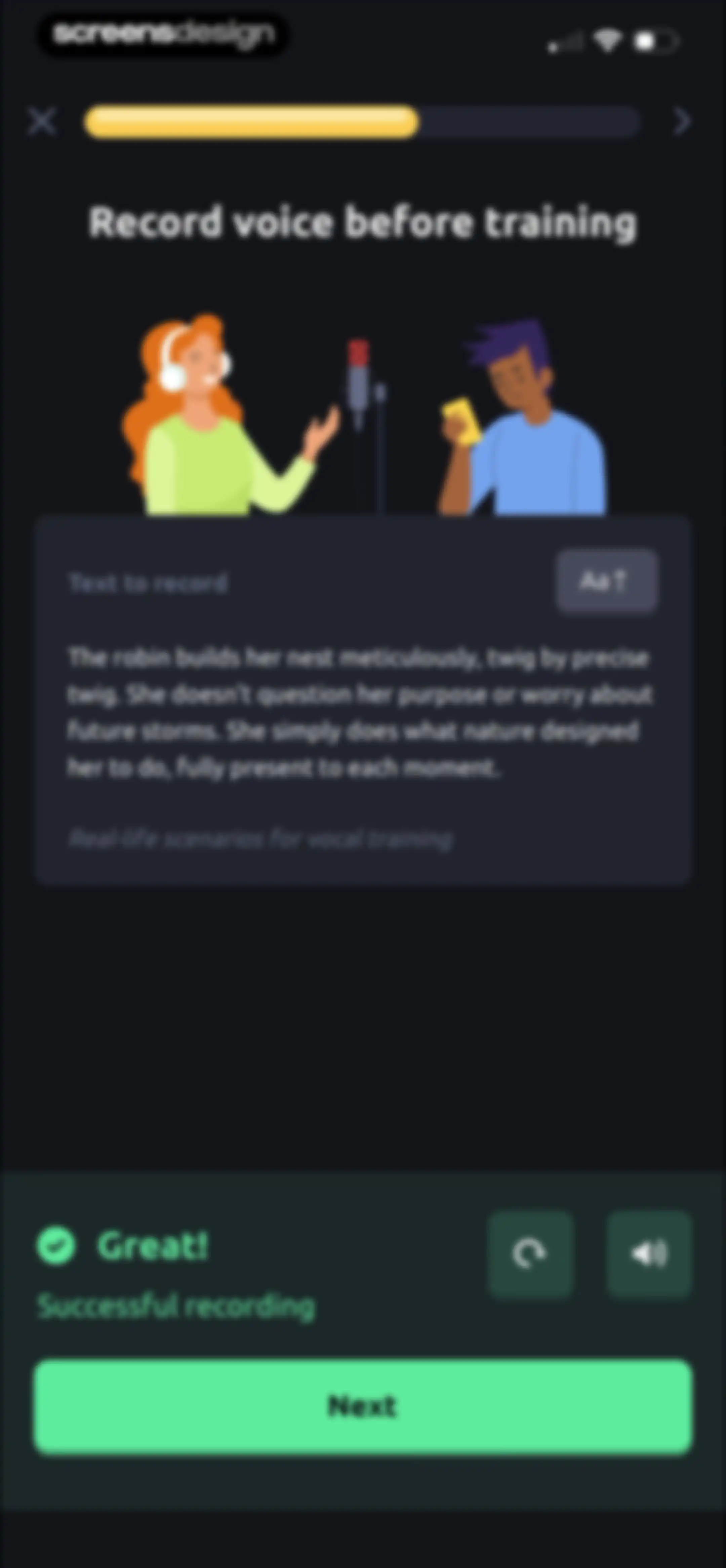 Vocal Image: AI Speaking Coach screen 128
