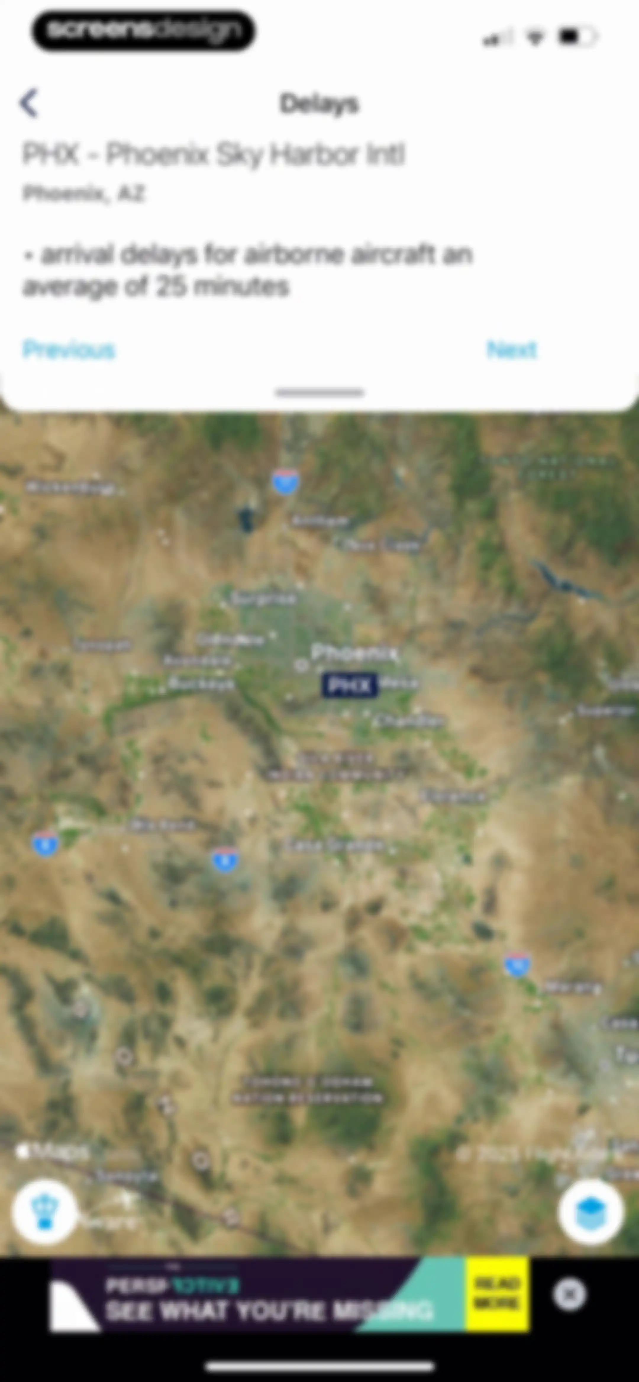 FlightAware Flight Tracker screen 89