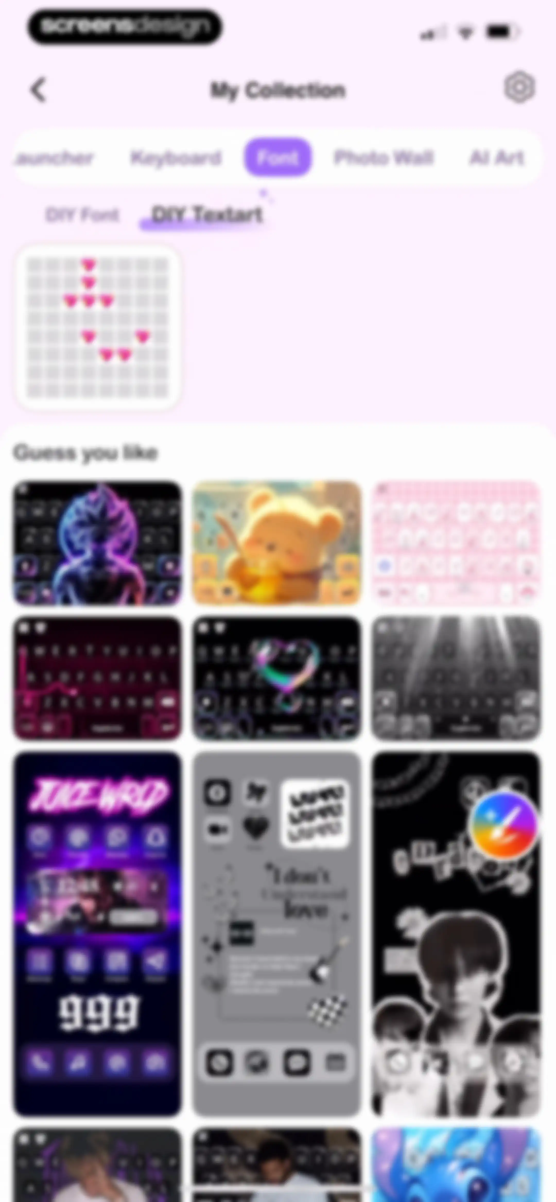 Cool Themes & Fonts: Cute Text screen 134