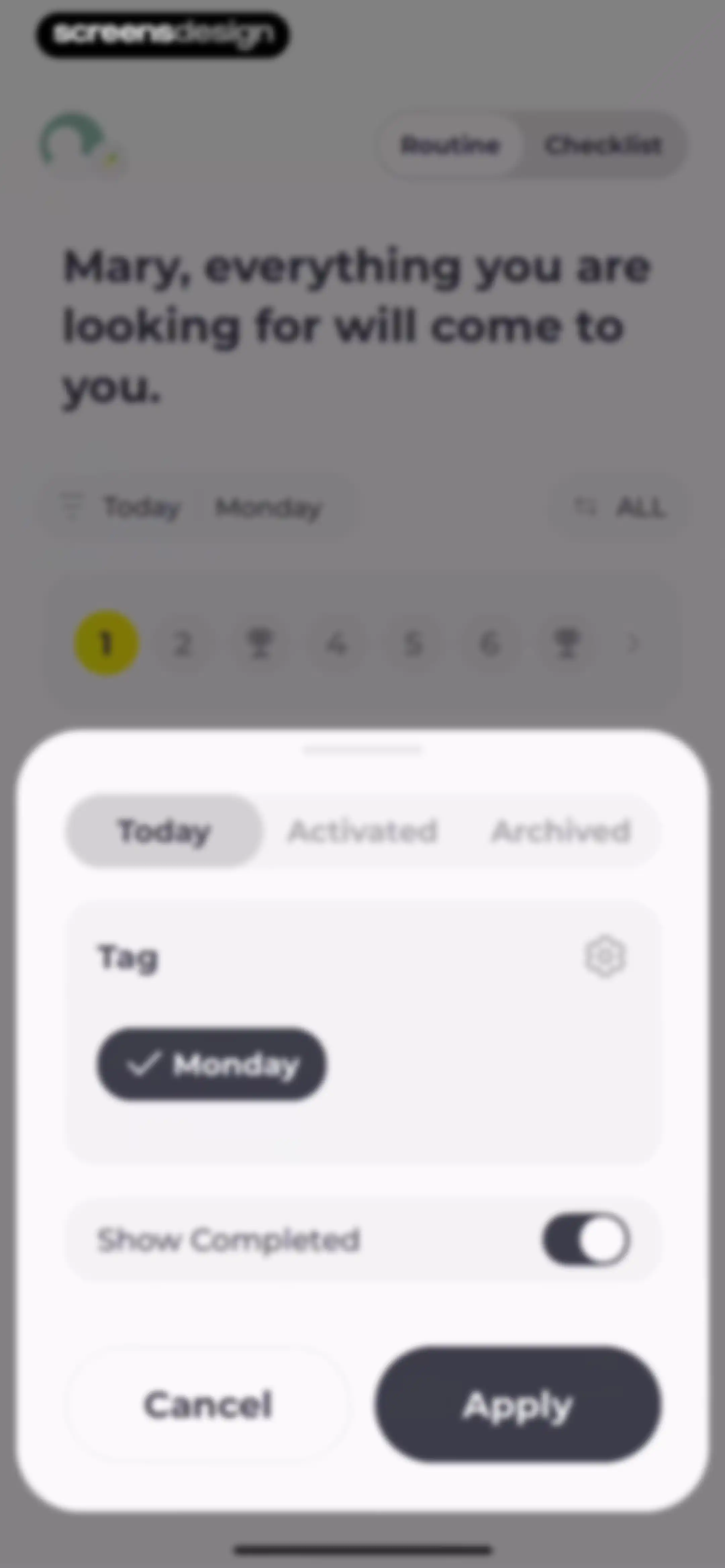 Routine Planner, Habit Tracker screen 83