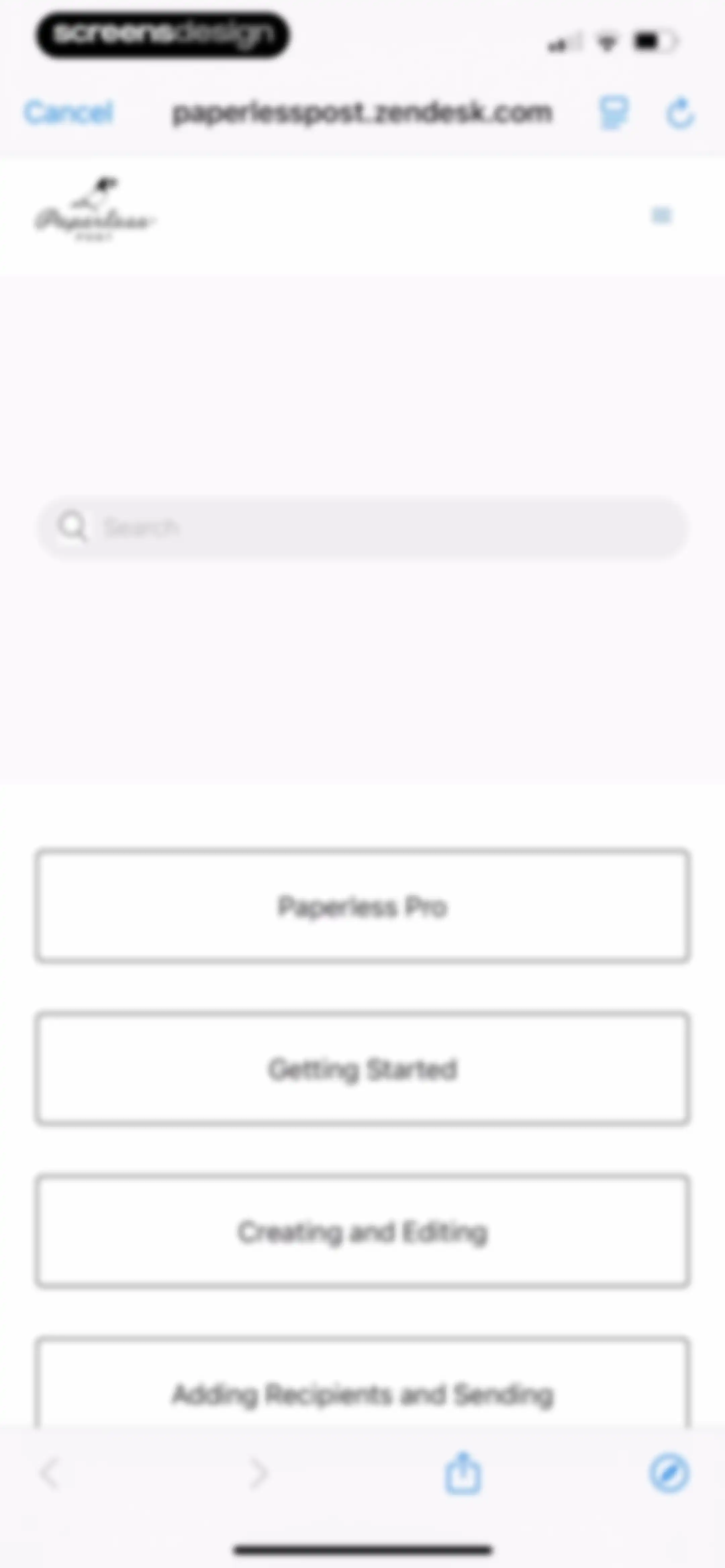 Paperless Post: Invitations screen 135