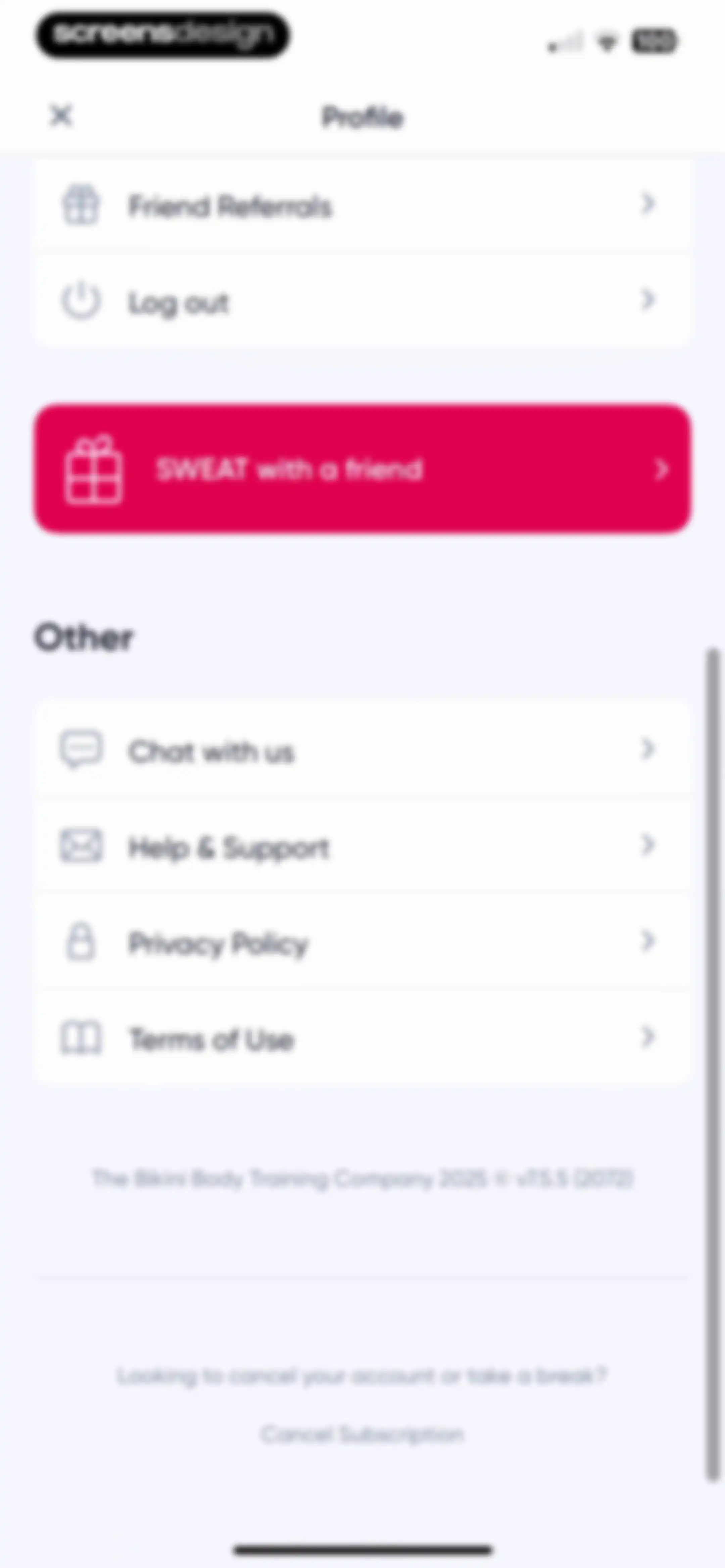 Sweat: Fitness App For Women screen 194
