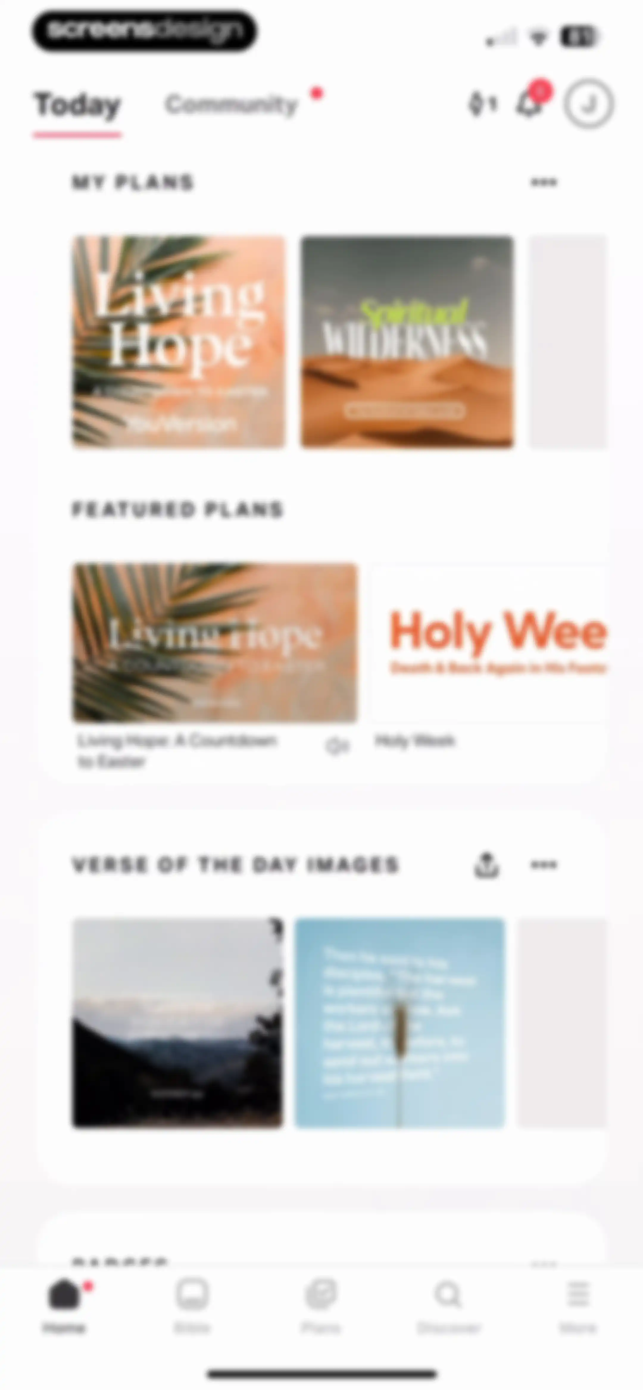Bible screen 76