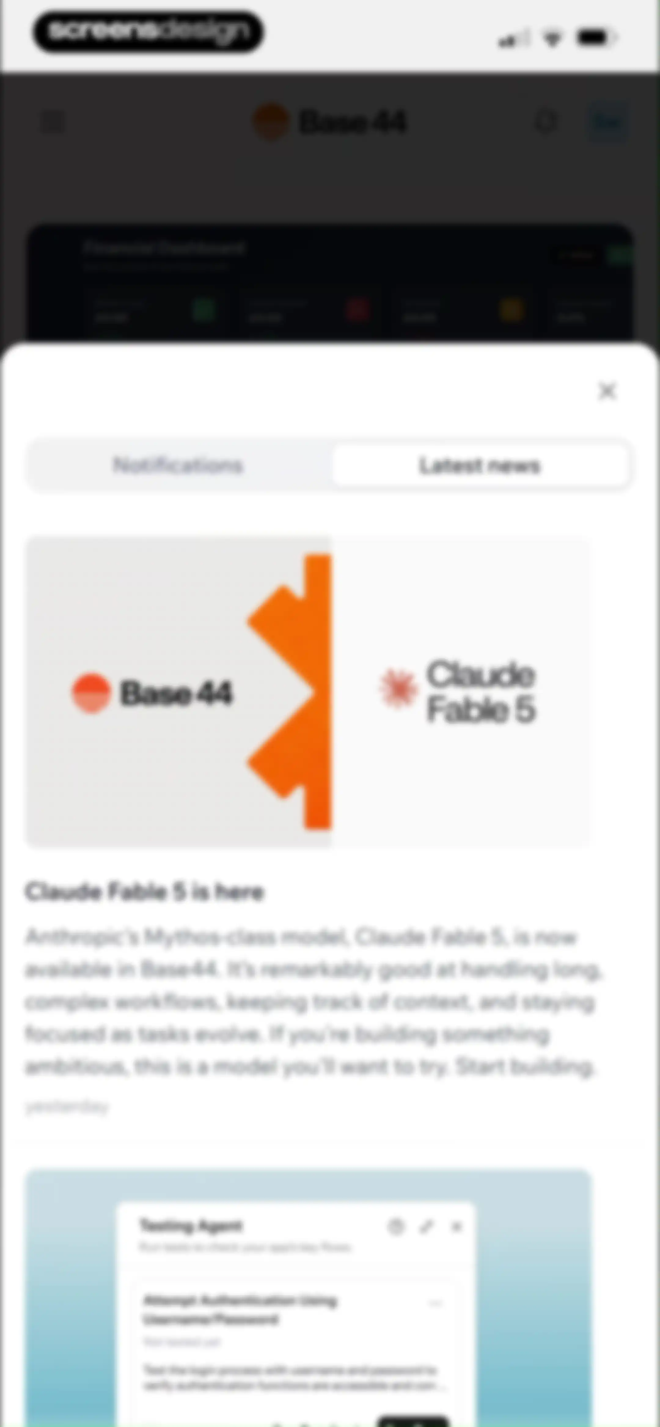Base44: Build with AI screen 117