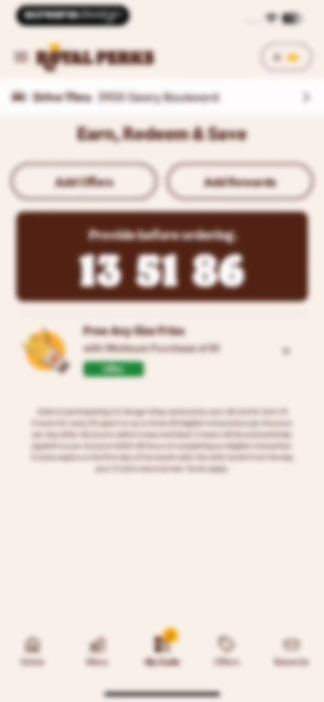 BURGER KING® App screen 71