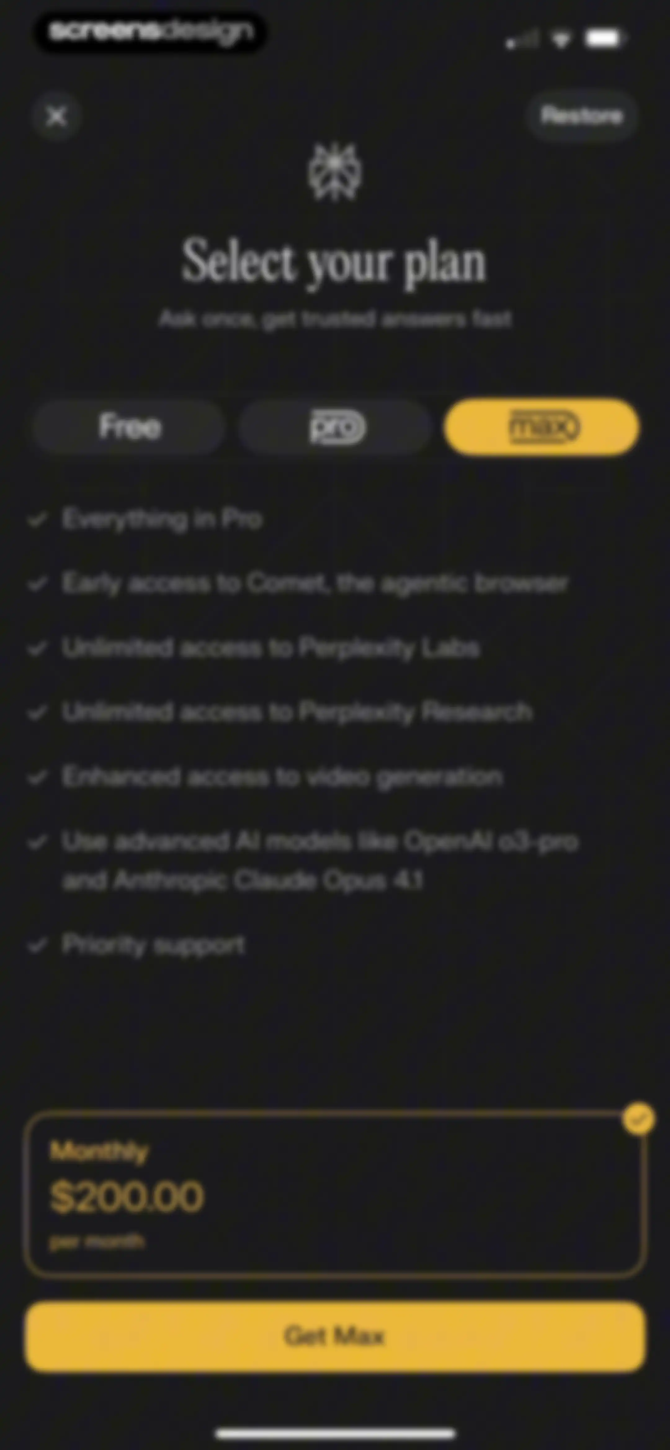 Perplexity - AI Search & Chat screen 6