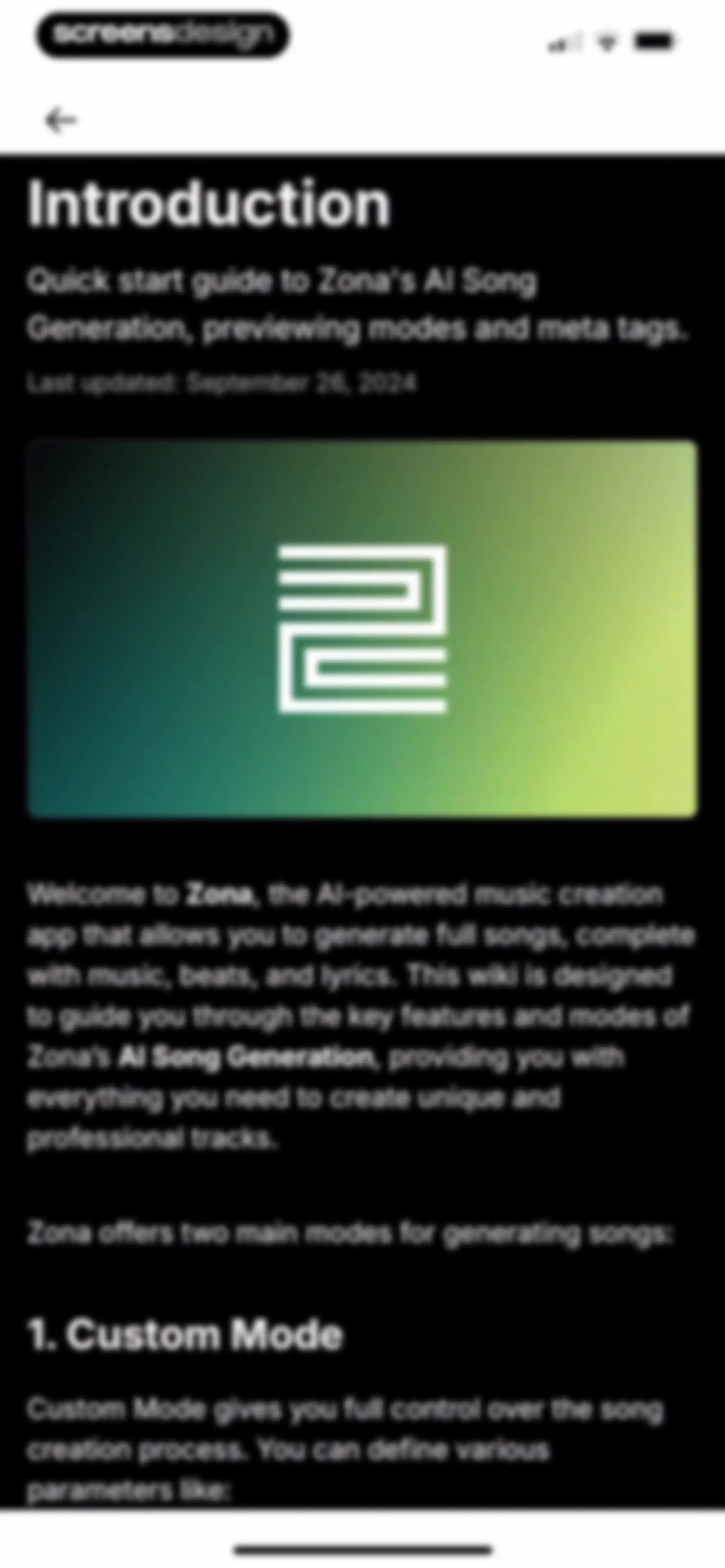 AI Song Generator - Zona screen 99