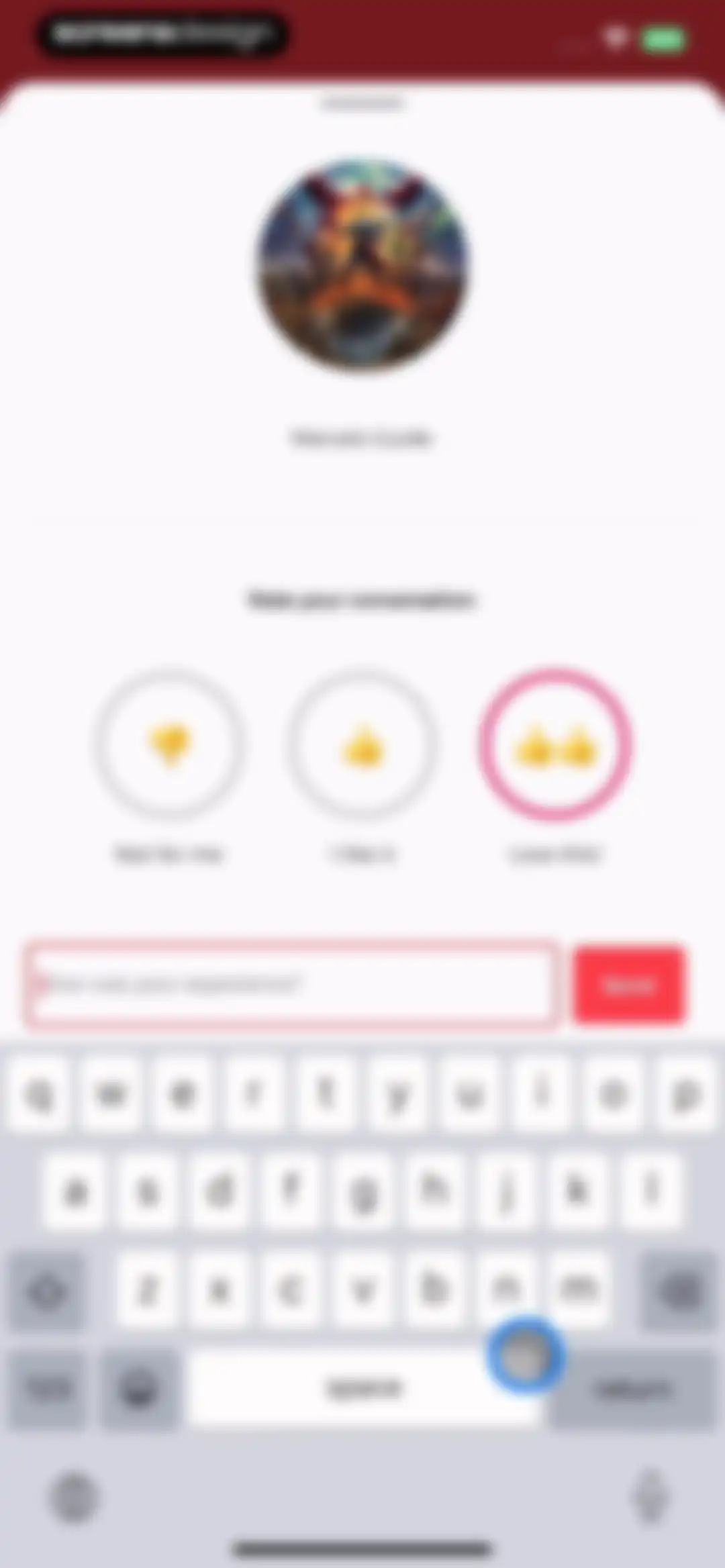 CHAI: Social AI Platform- Chat screen 24