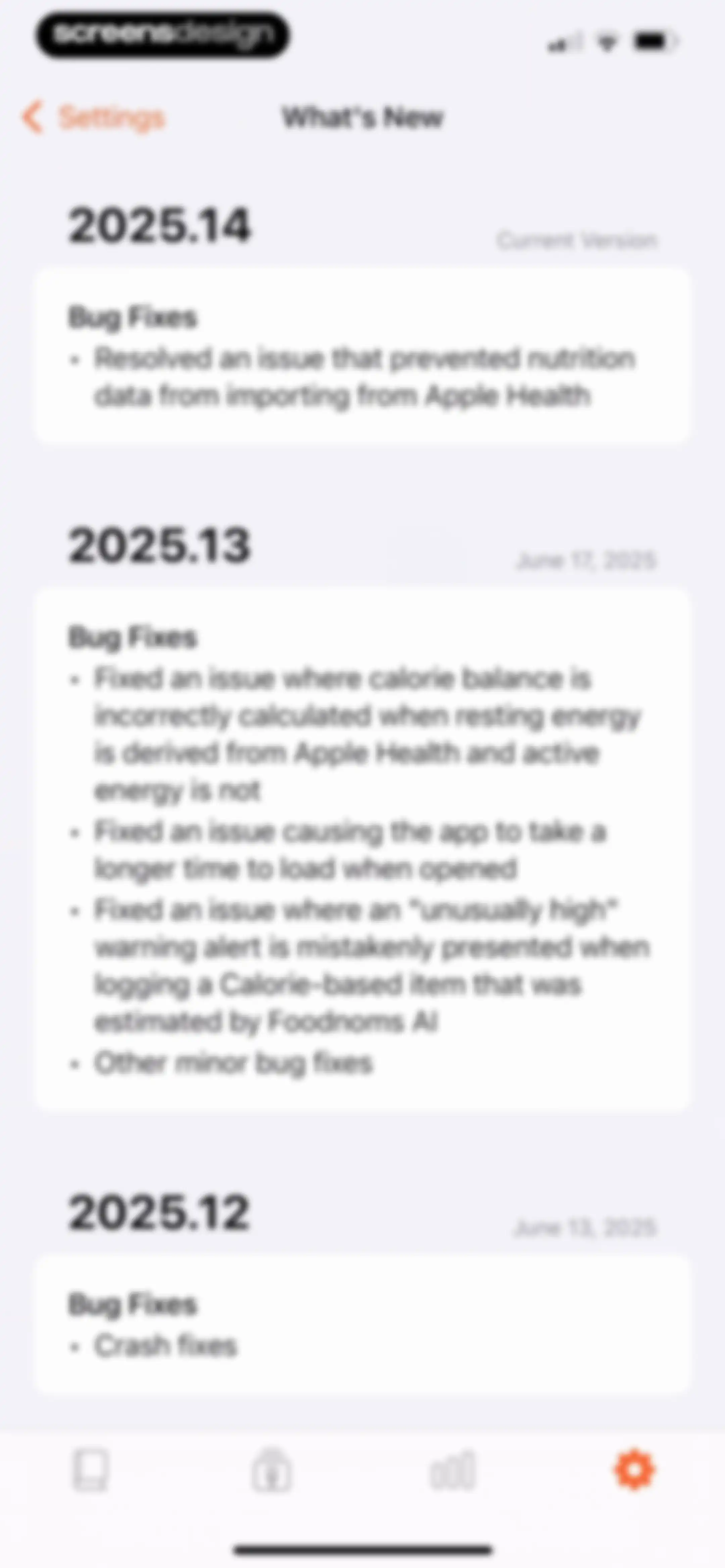 Nutrition Tracker: Foodnoms screen 198