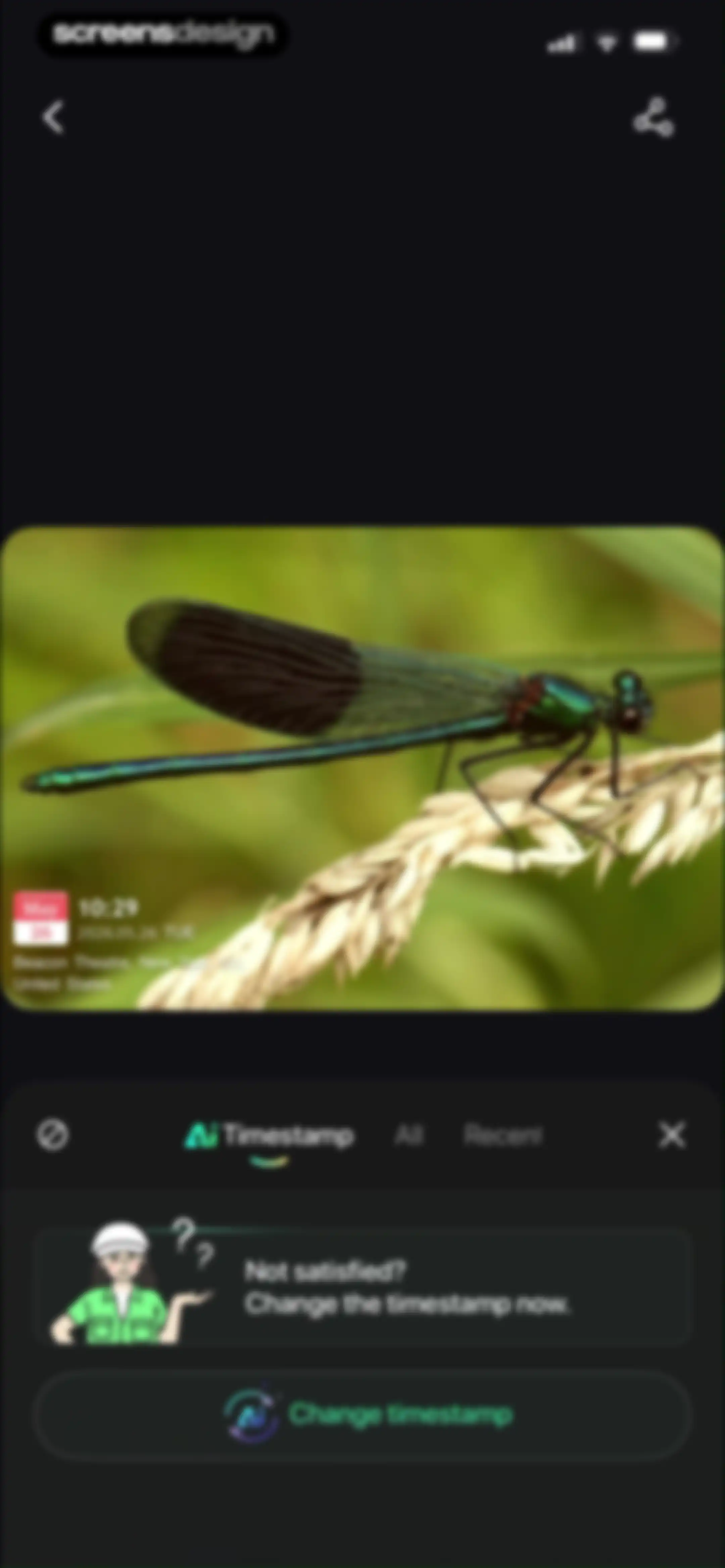 Timestamp Camera -AI Timestamp screen 29