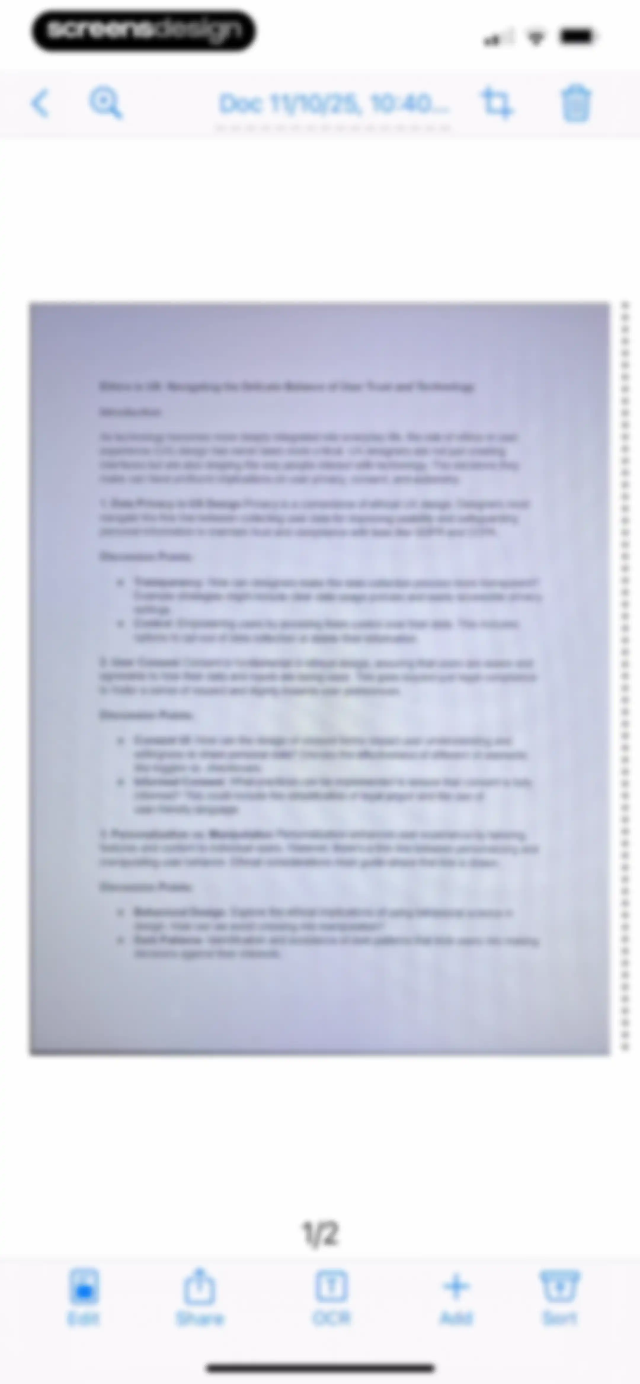 PDF Scanner・Scan Documents App screen 13